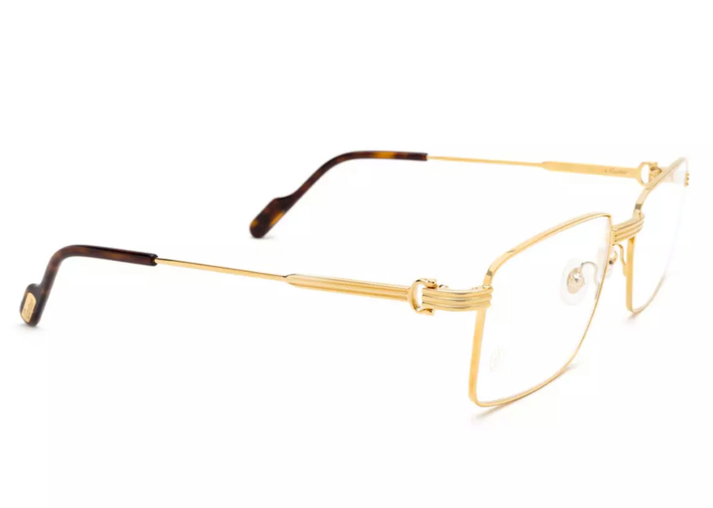 Cartier Очкиgestell Unisex Eyewear C-Decor Gold Brille Sonnenbrille, französische Raffinesse und ein Hauch aristokratischer Distinktion