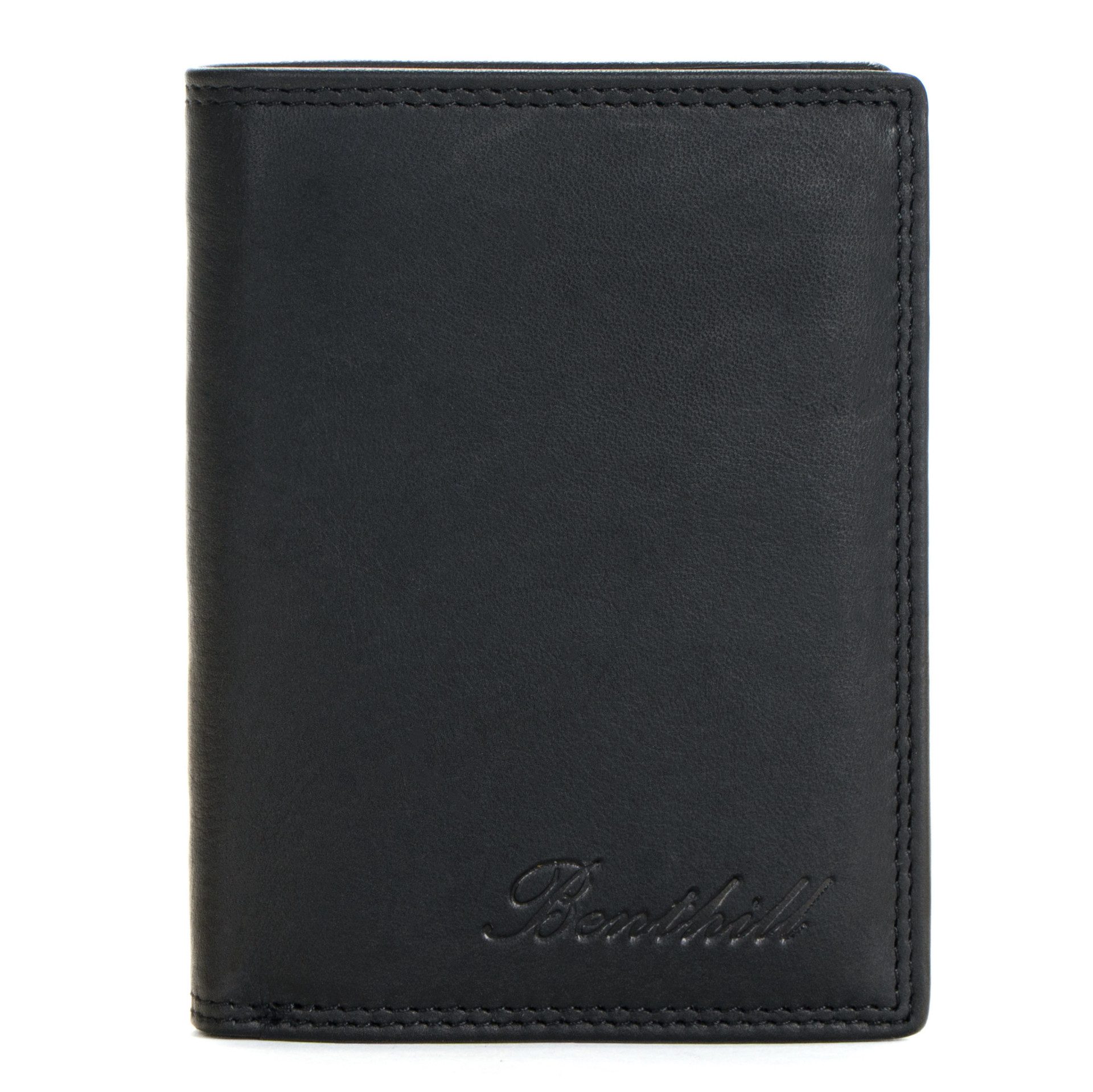 Benthill Geldbörse Herren Echt Leder Portemonnaie RFID Männer Portmonee Slim Hochformat, RFID-Schutz Kartenfächer Münzfach – Bild 3 von 5