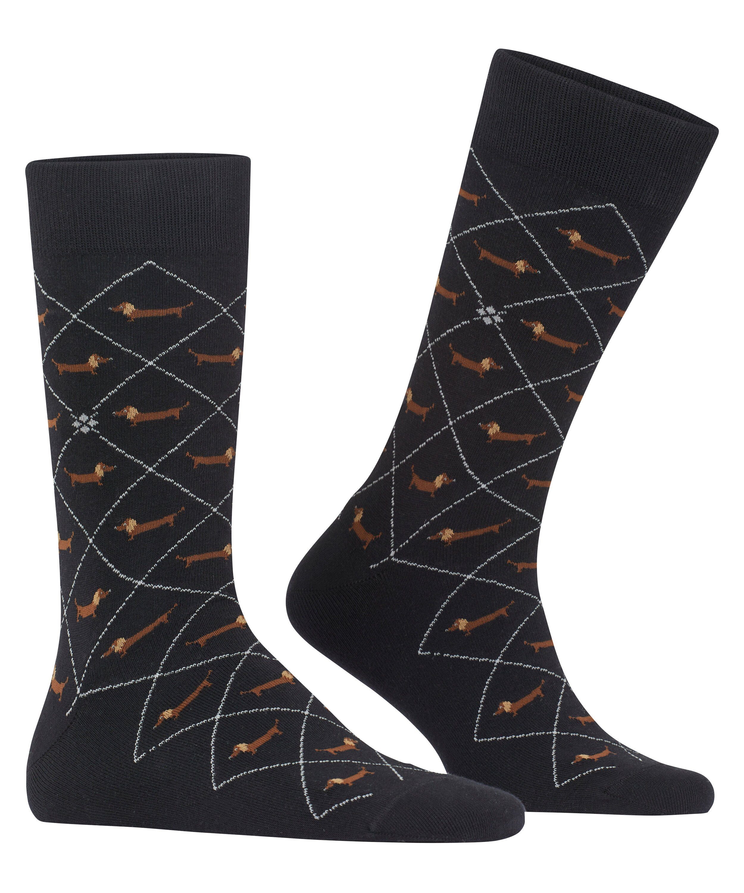 Burlington Socken Dachshund (1-Paar) mit Argyle-Muster günstig online kaufen