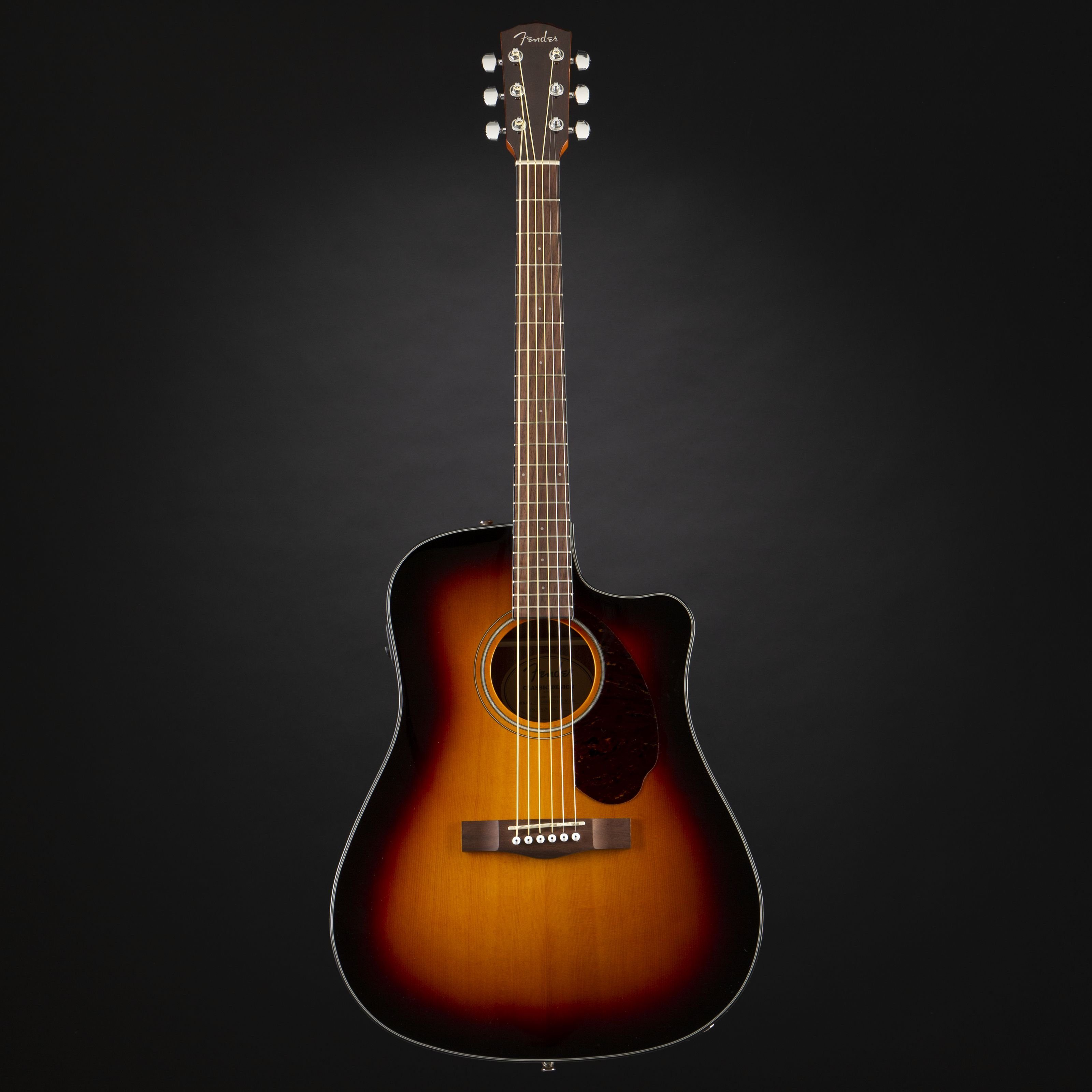 Fender Westerngitarre, Westerngitarren, Dreadnought Gitarren, CD-140SCE Sunburst - Westerngitarre