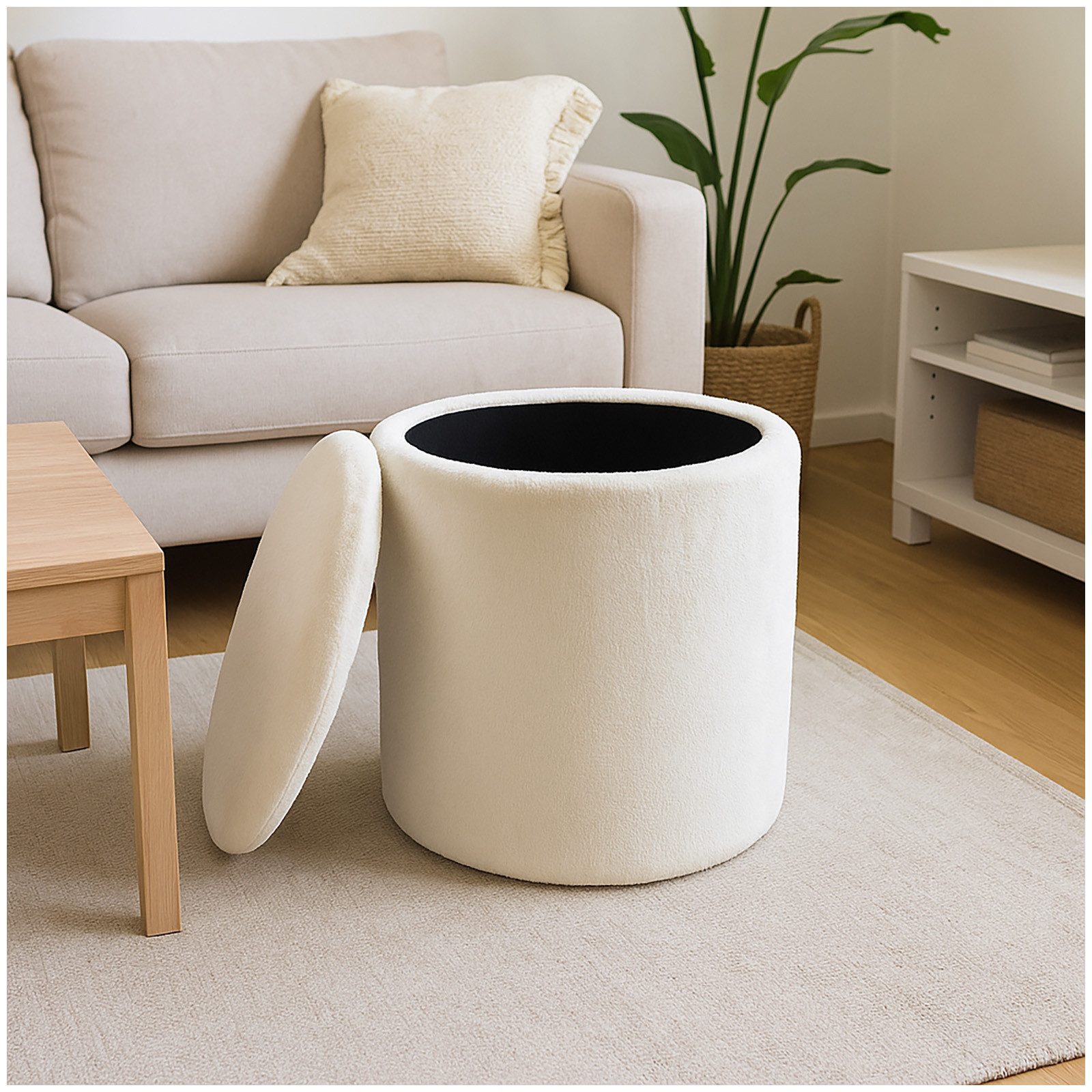 HTI-Living Hocker Moderner Sitzhocker mit praktischem günstig online kaufen