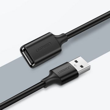 UGREEN Verlängerungskabel Universalkabel USB 2.0 Hi-Speed Adapter 5m USB-Kabel, (500 cm)