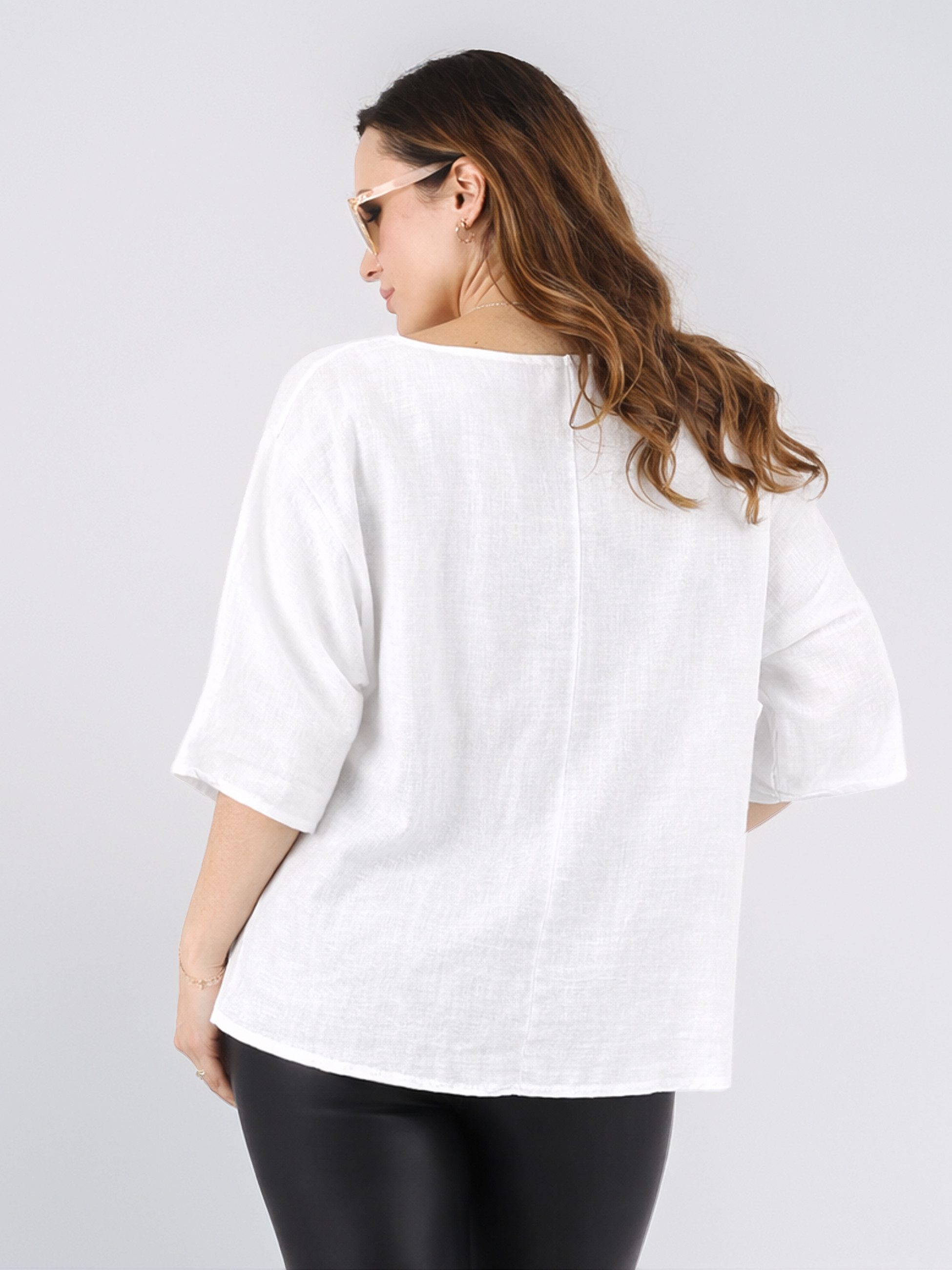 YC Fashion & Style Rundhalsshirt Lässiges Baumwollshirt – unkompliziert, ko günstig online kaufen