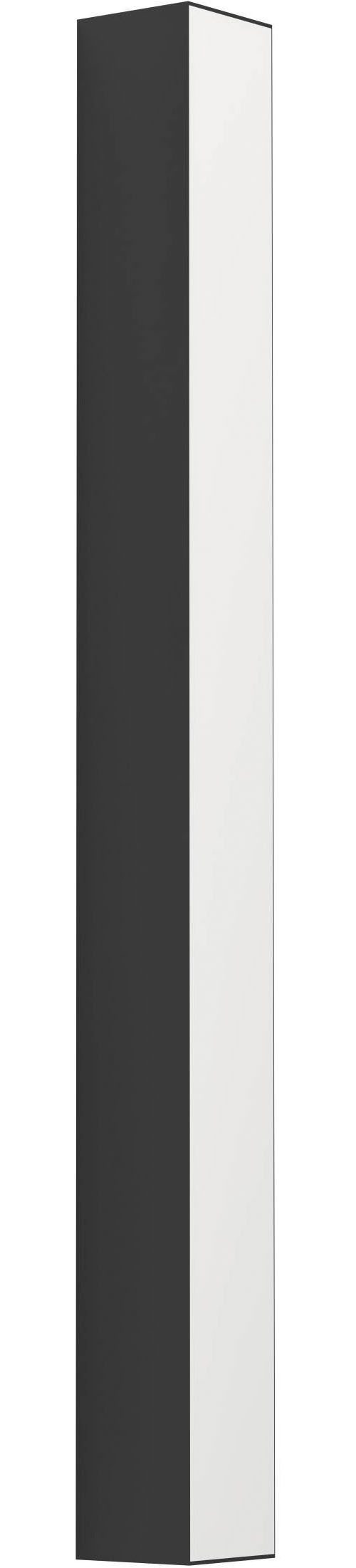 EGLO Aufbauleuchte Salitta Aufbaulampe, Außenbeleuchtung, Wandlampe, Metall, IP65, Lampe, LED fest integriert, Warmweiß, Aufbauleuchte - L58 x B5,5 x H5,5 cm - schwarz - 14W inkl.