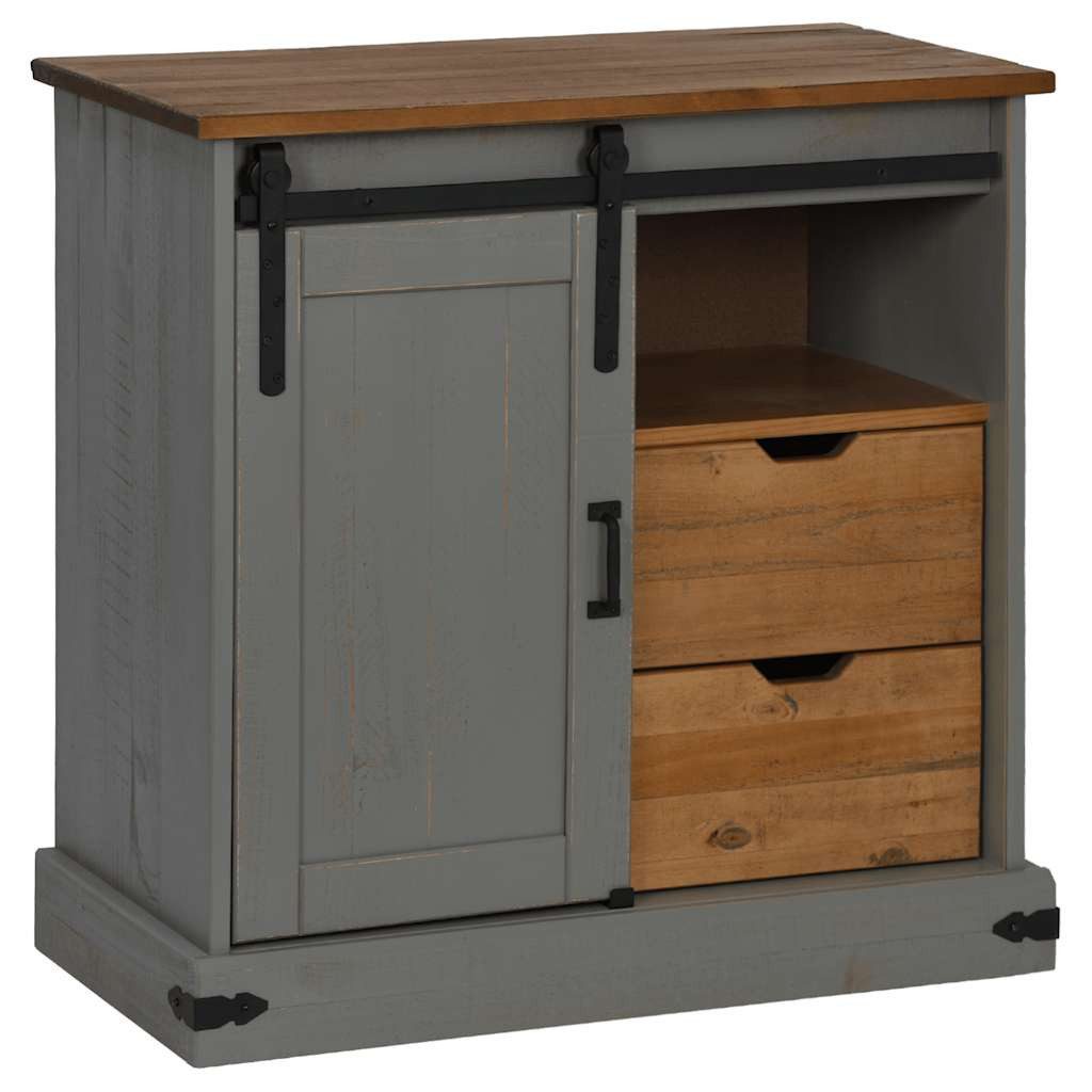 vidaXL Sideboard Sideboard HALDEN mit Schiebetür günstig online kaufen