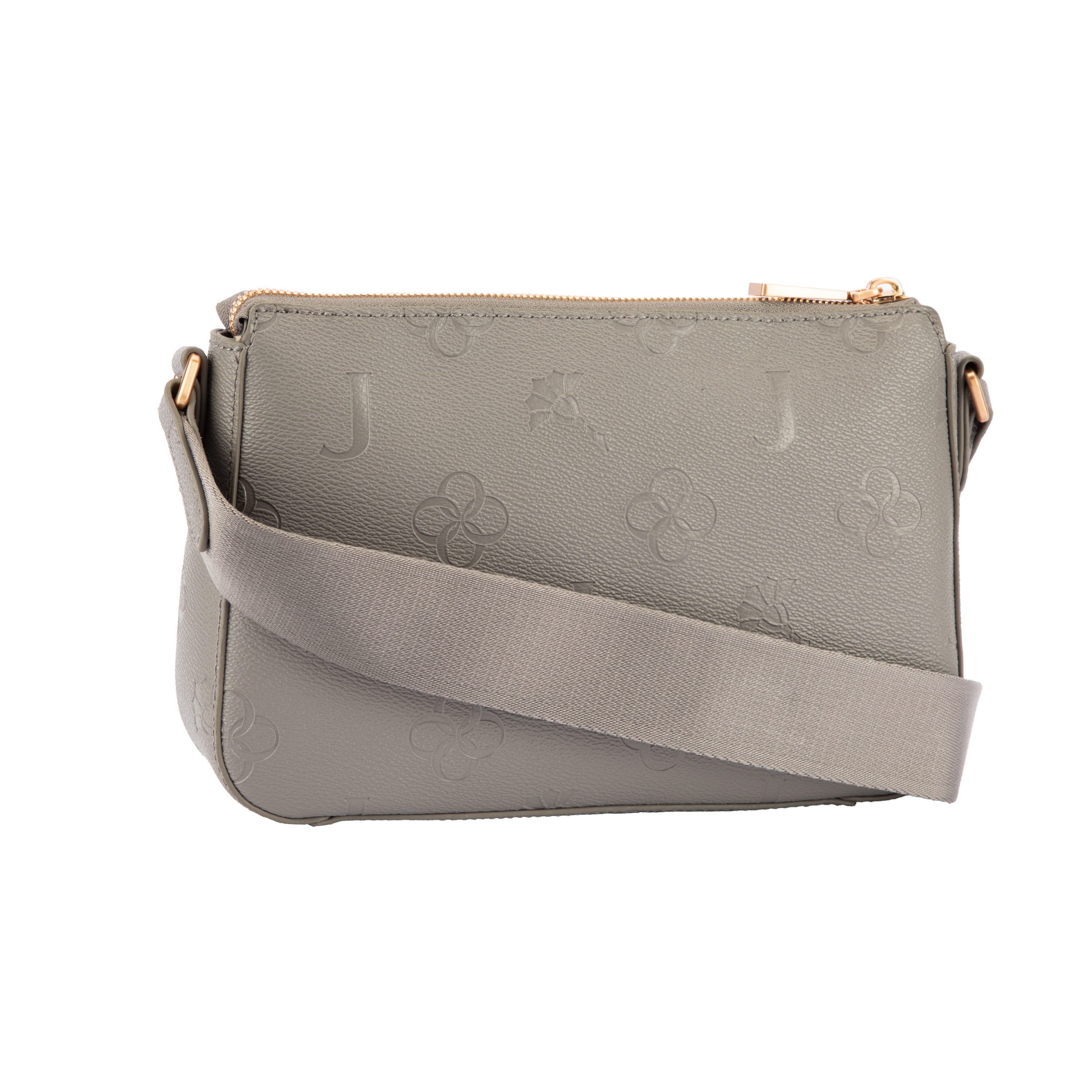 JOOP! Umhängetasche decoro edition jasmina shoulderbag shz (Set, Abnehmbares RV-Täschchen), Damen Schultertasche mit Logo-Emblem