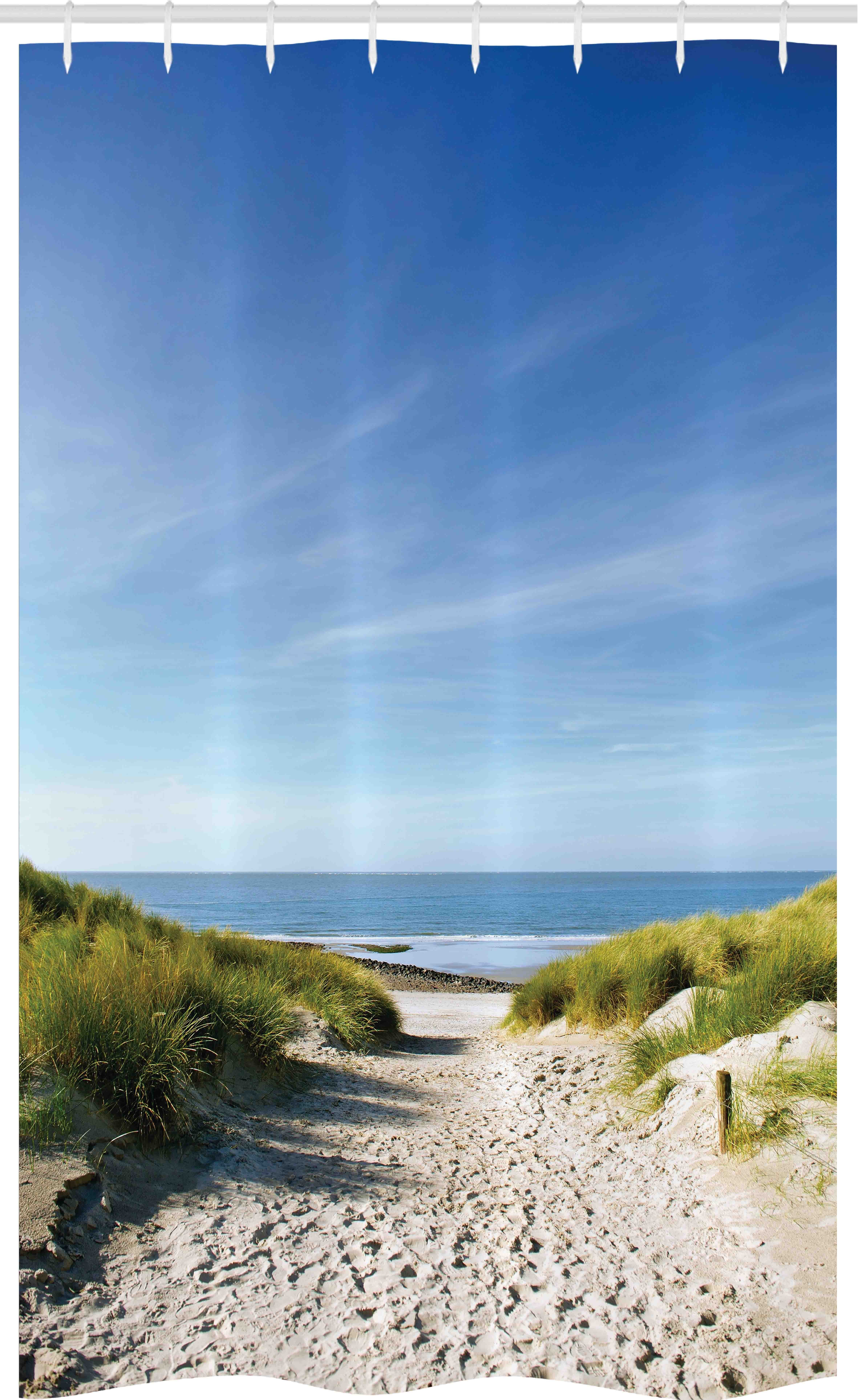 Abakuhaus Duschvorhang Badezimmer Deko Set aus Stoff mit Haken Breite 120 c günstig online kaufen