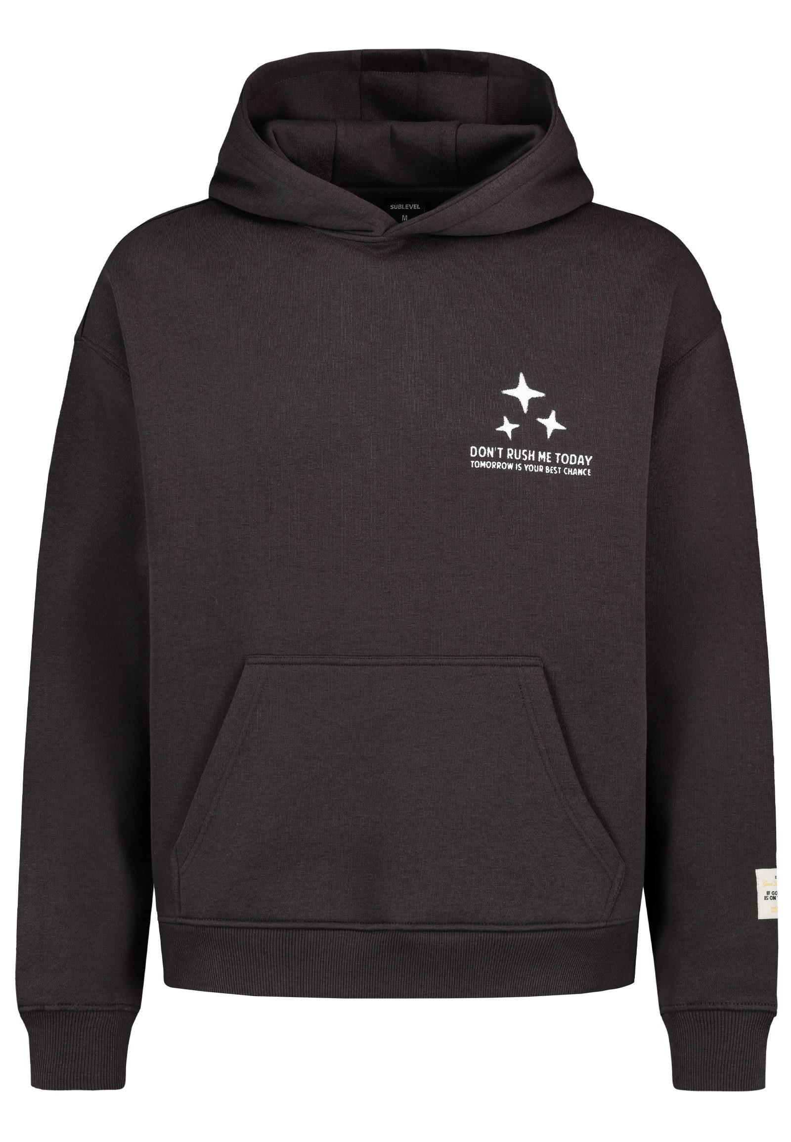SUBLEVEL Kapuzenpullover Herren Sweathoodie mit Backprint Oversized Fit, unterschiedliche Prints
