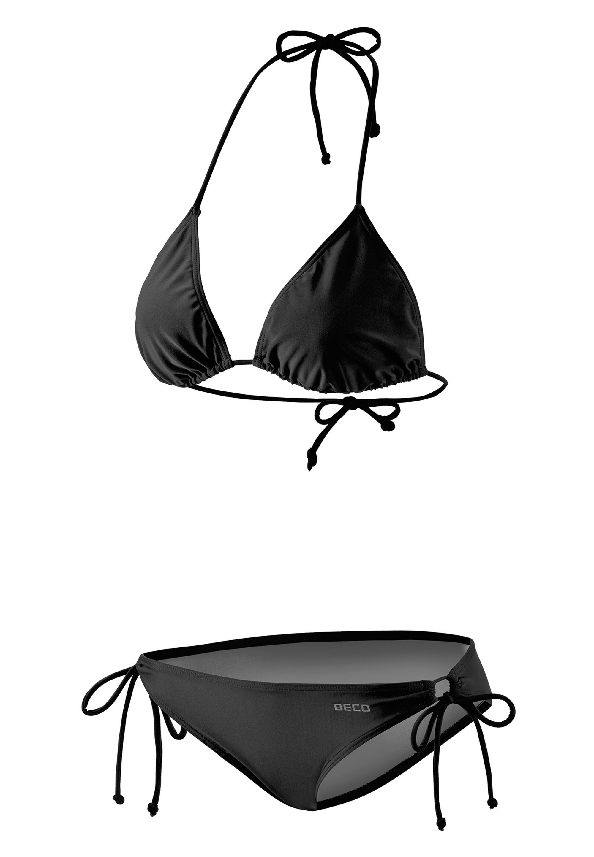 Beco Beermann Triangel-Bikini-Top BECO-Basic Side Tie Triangle Bikini (2-St), in modischen Farben