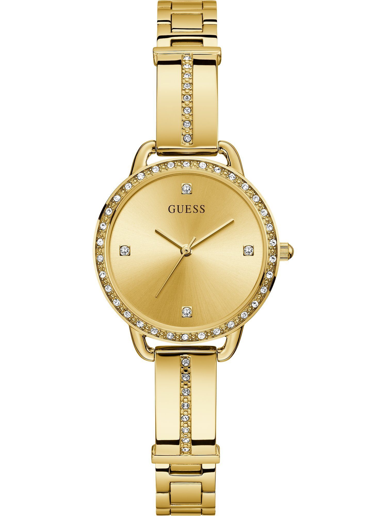 Quarzuhr Guess Damen-Uhren Analog Quarz