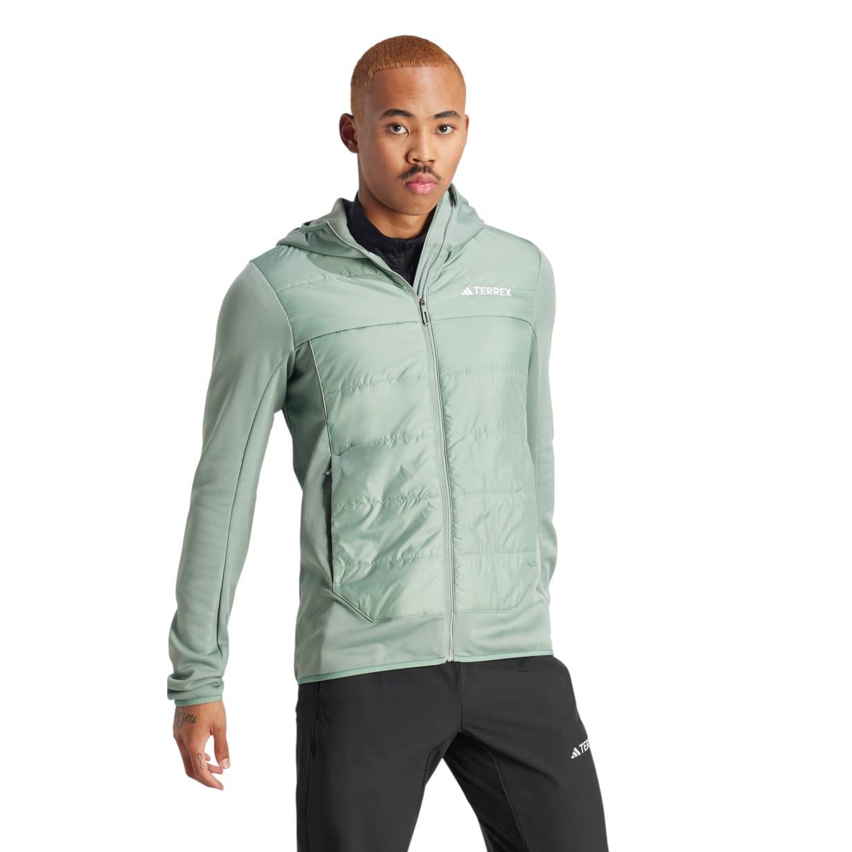 adidas Performance Hybridjacke Terrex Multi Hybrid Insulated (atmungsaktiv) hellgrün Herren