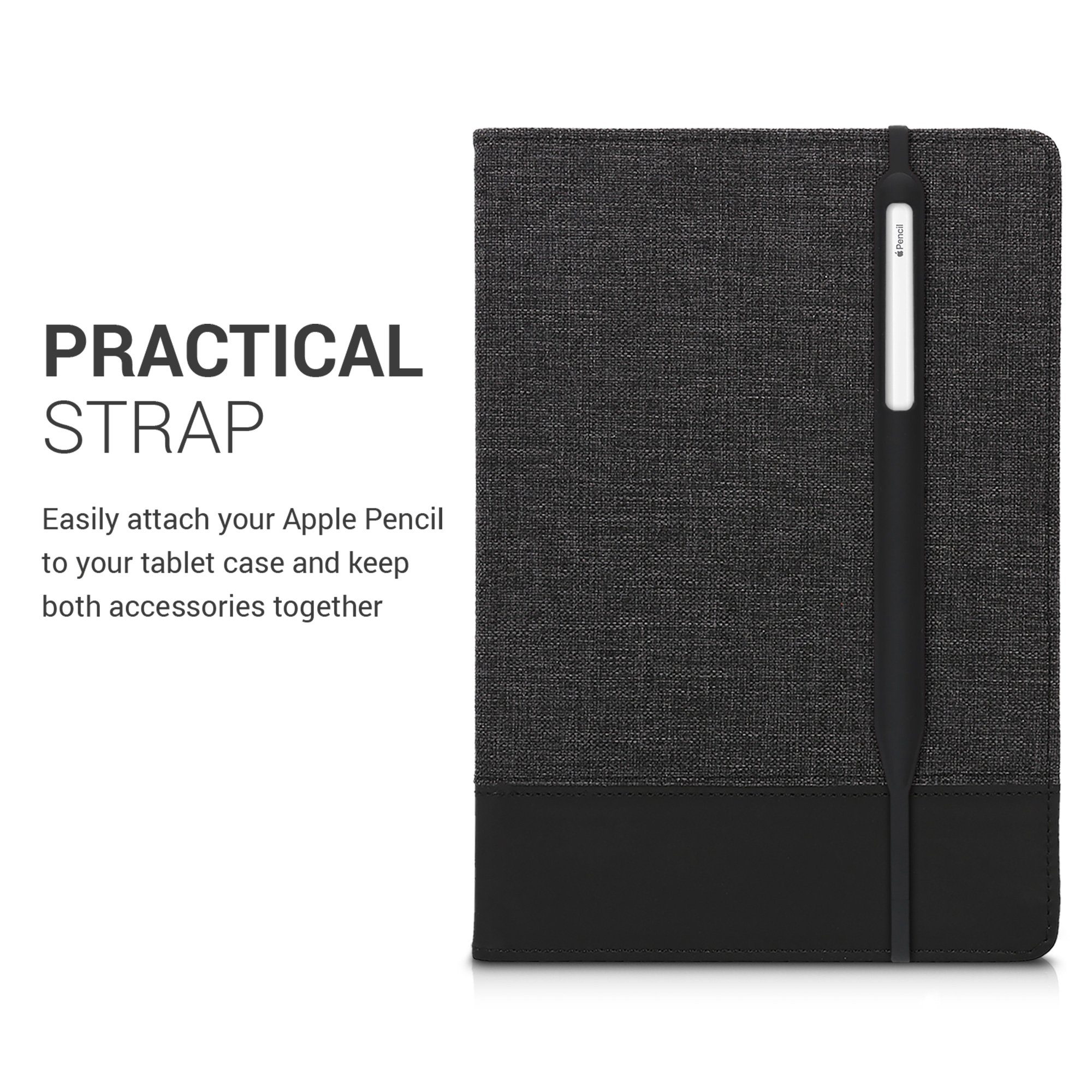 kwmobile Bleistift Silikon Hülle mit Strap für Apple Pencil (2. Gen), (1-tlg), Case Stift Schutzhülle - Schutz Abdeckung