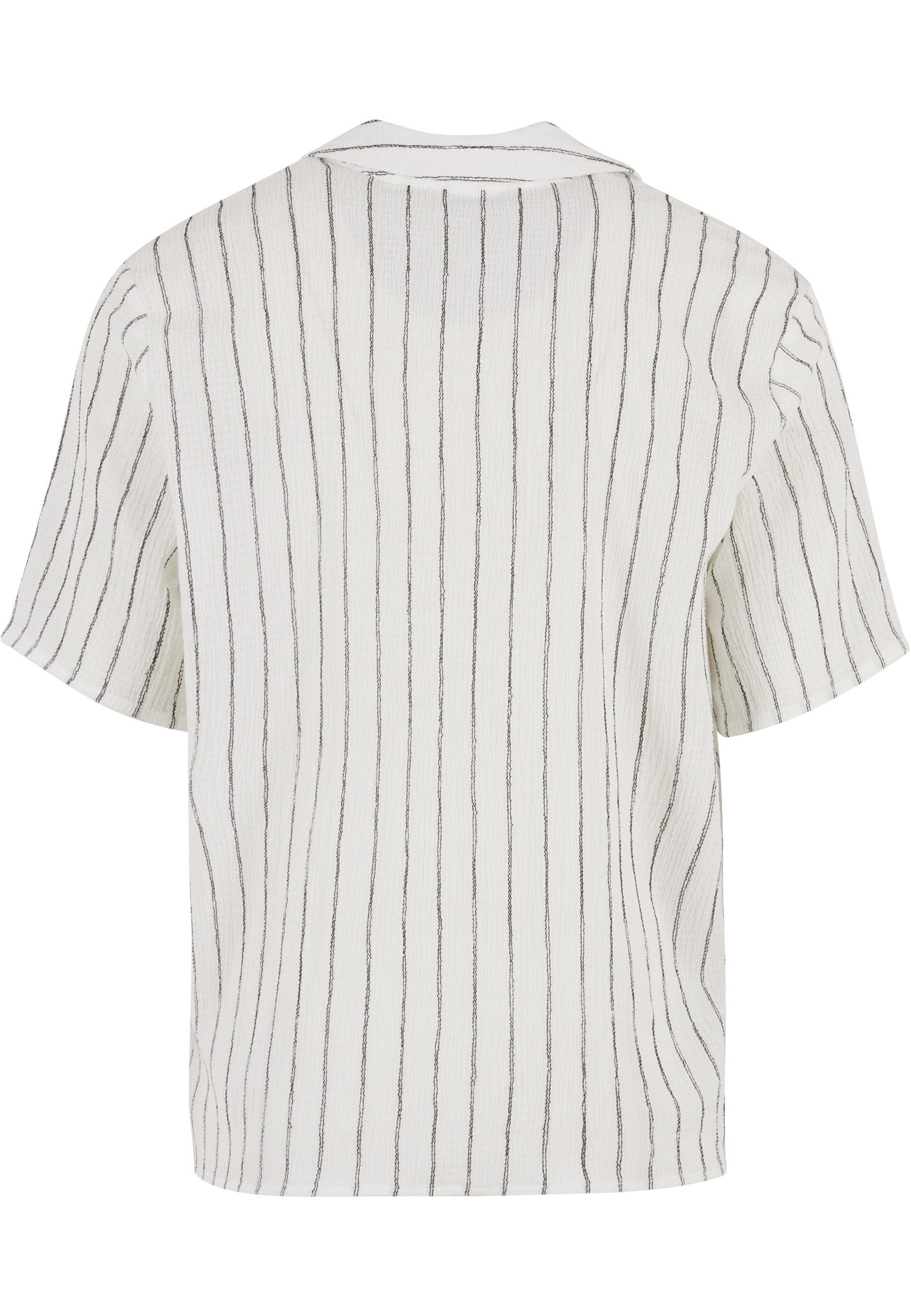 URBAN CLASSICS Kurzarmshirt Urban Classics Striped Crinkle Resort Shirt (1- günstig online kaufen