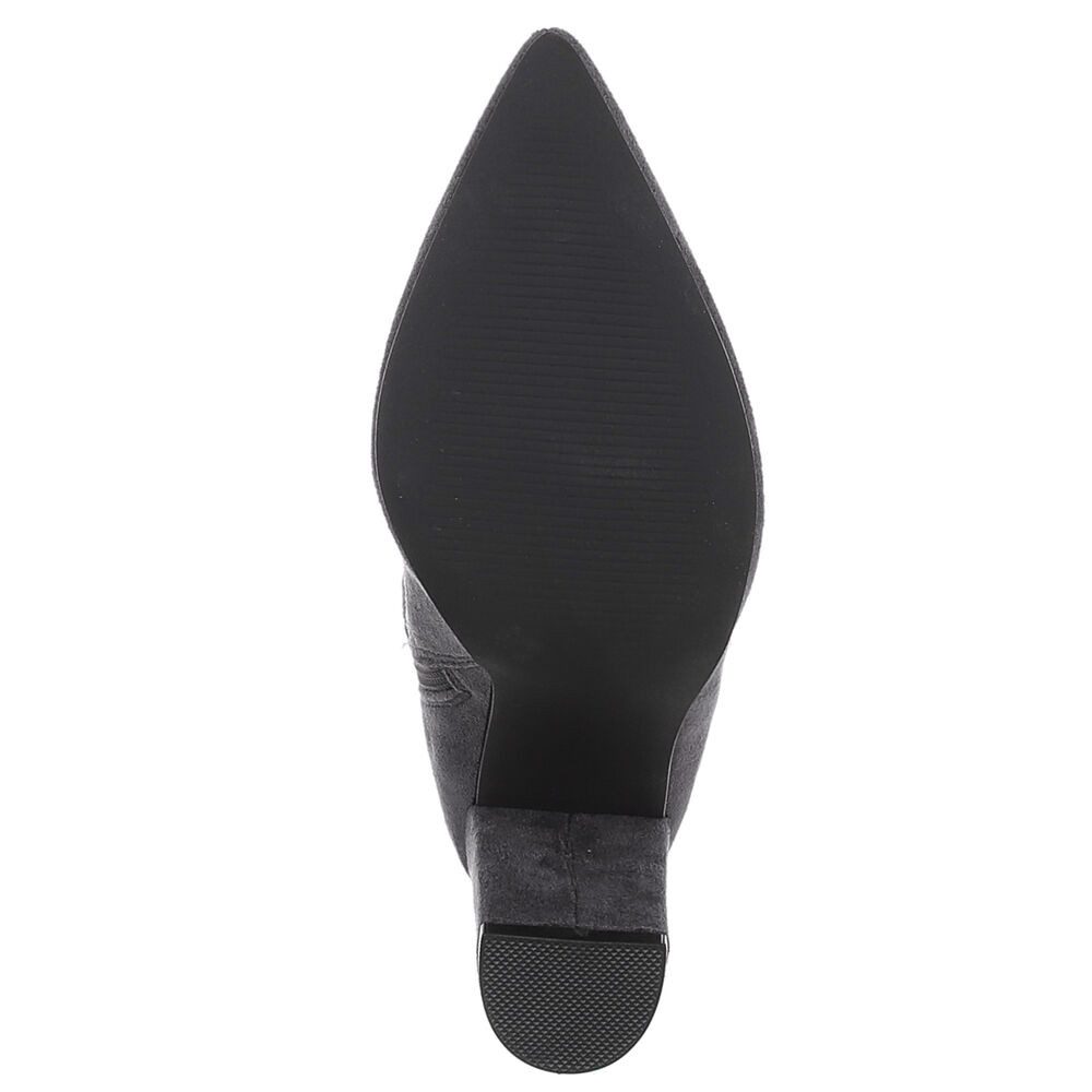 Ital-Design Eleganter Blockabsatz-Stiefel für Damen – Alltags-Style High-Heel-Stiefelette (89929955) Blockabsatz Stiefeletten in Schwarz