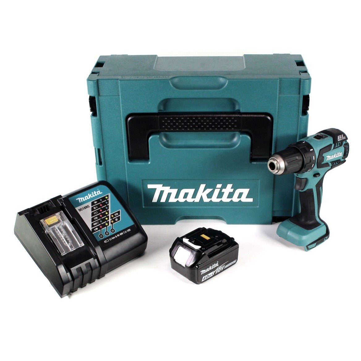 Thumbnail - Makita Akku-Schrauber DDF 459 RM1J Akku Bohrschrauber 18V 45Nm im Makpac + 1x 4,0 Ah Akku +
