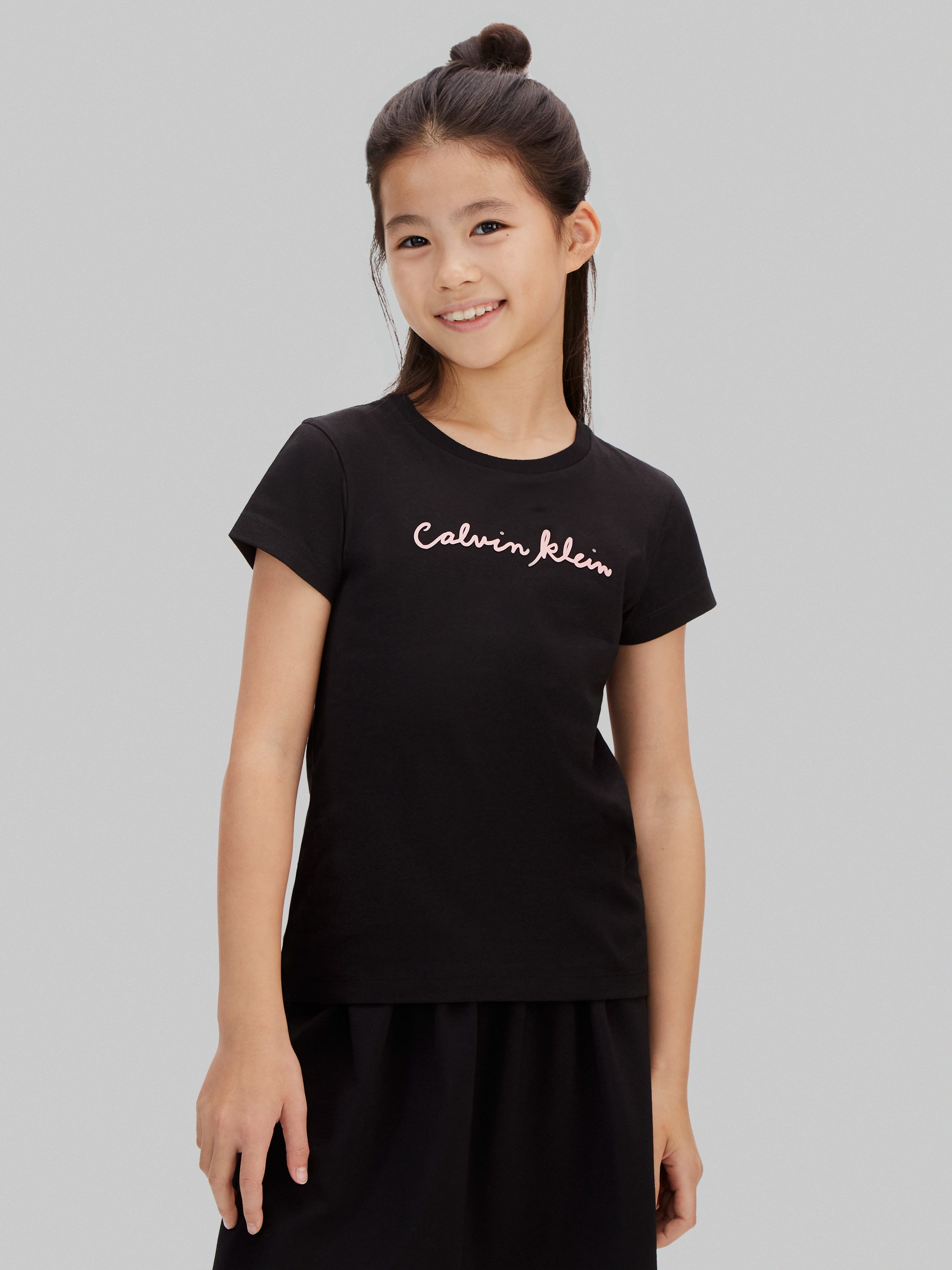 Calvin Klein Jeans T-Shirt SCRIPT LOGO SLIM T-SHIRT Regular fit für Kinder, mit Logoschriftzug