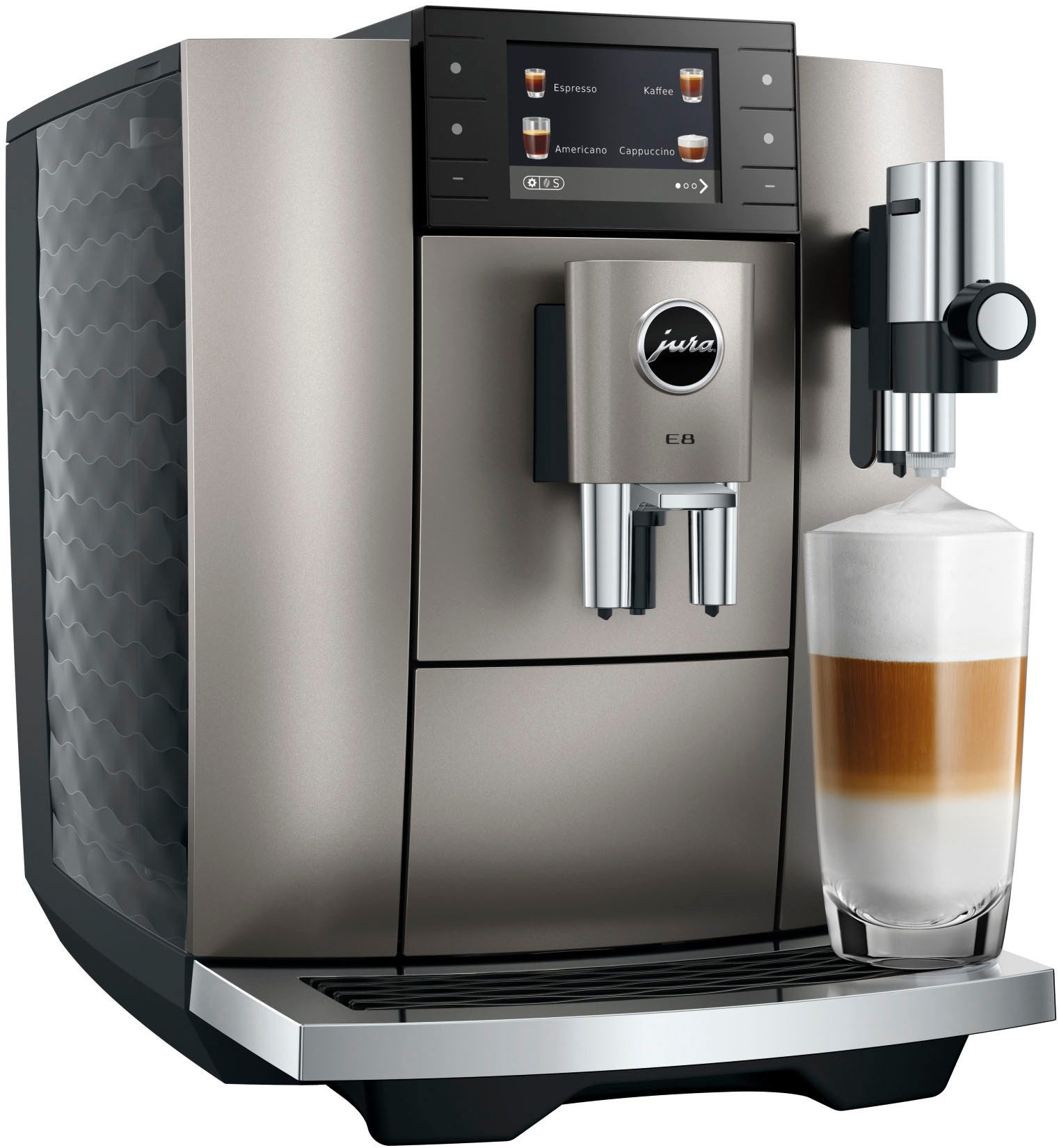 JURA Kaffeevollautomat 15712 E8 Midnight Silver (ED)