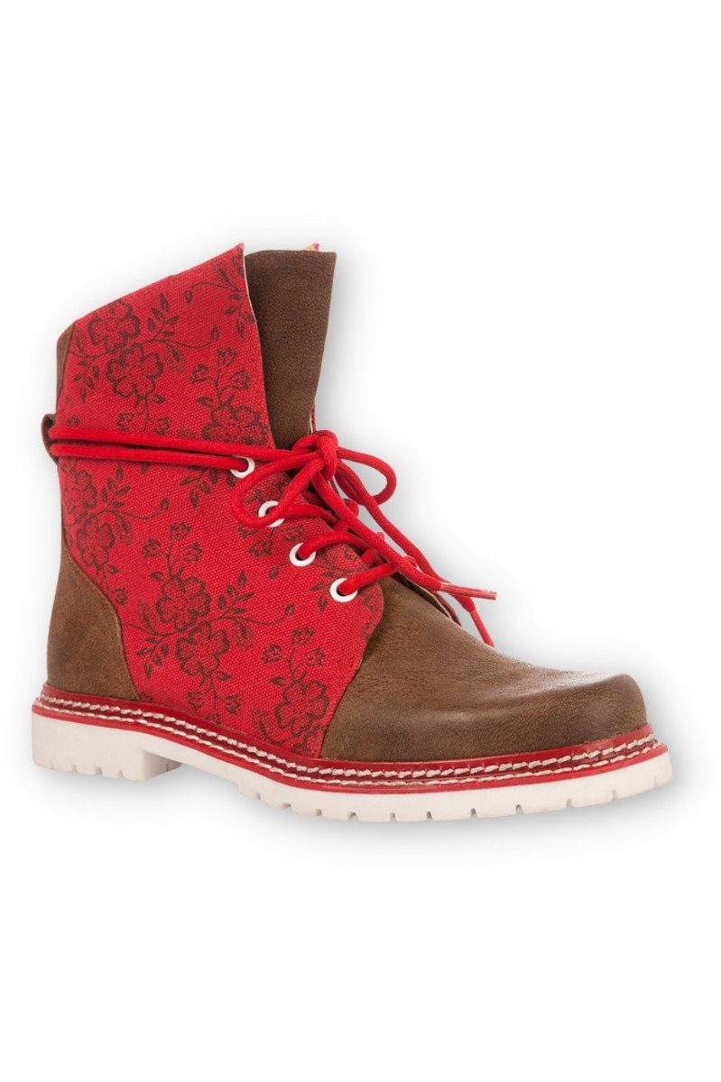 Spieth & Wensky Boots Damen - JANINA - rot Sneaker