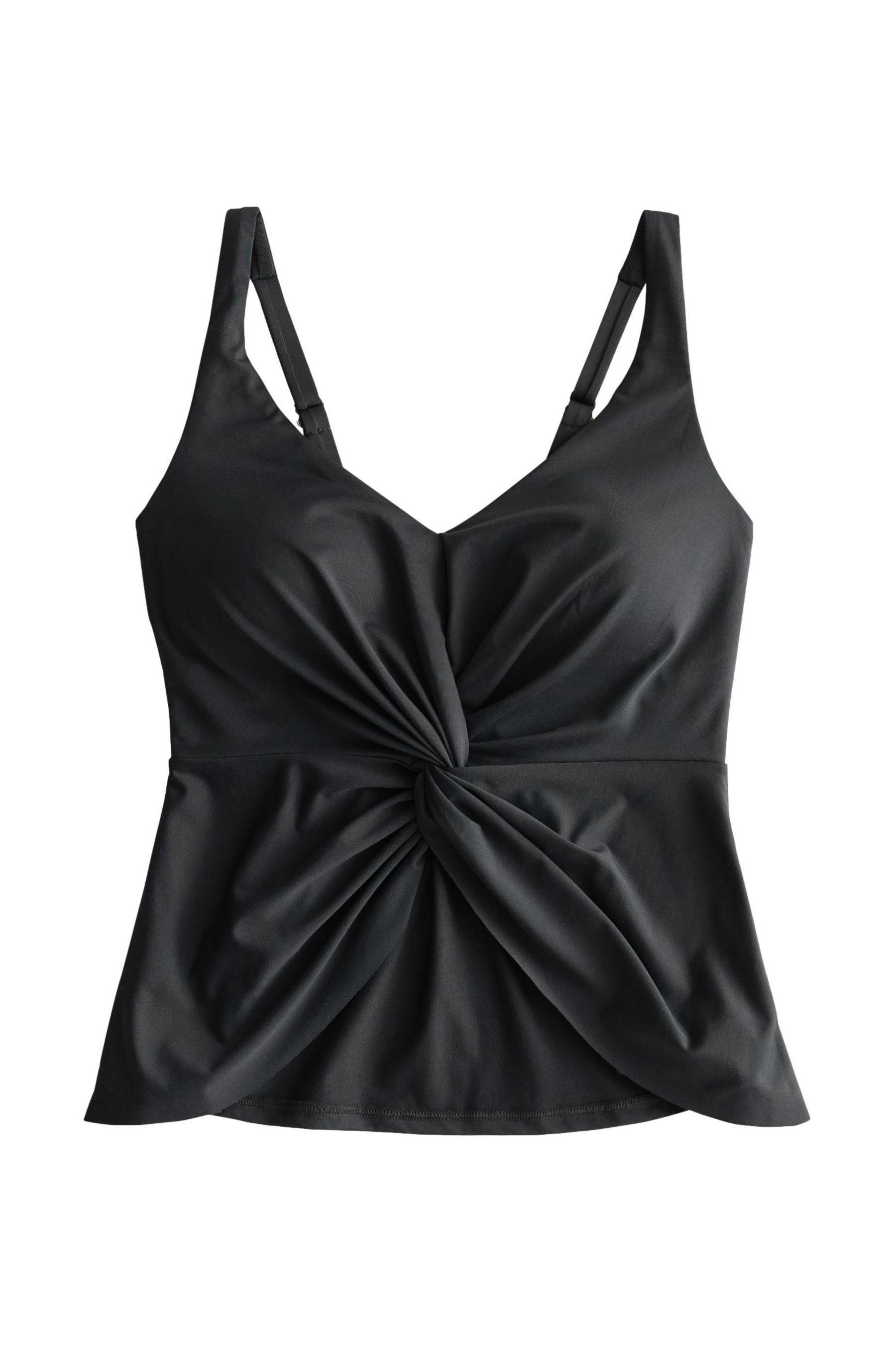 Next Tankini-Top Fließendes Tankini-Oberteil mit tiefem Ausschnitt (1-St)