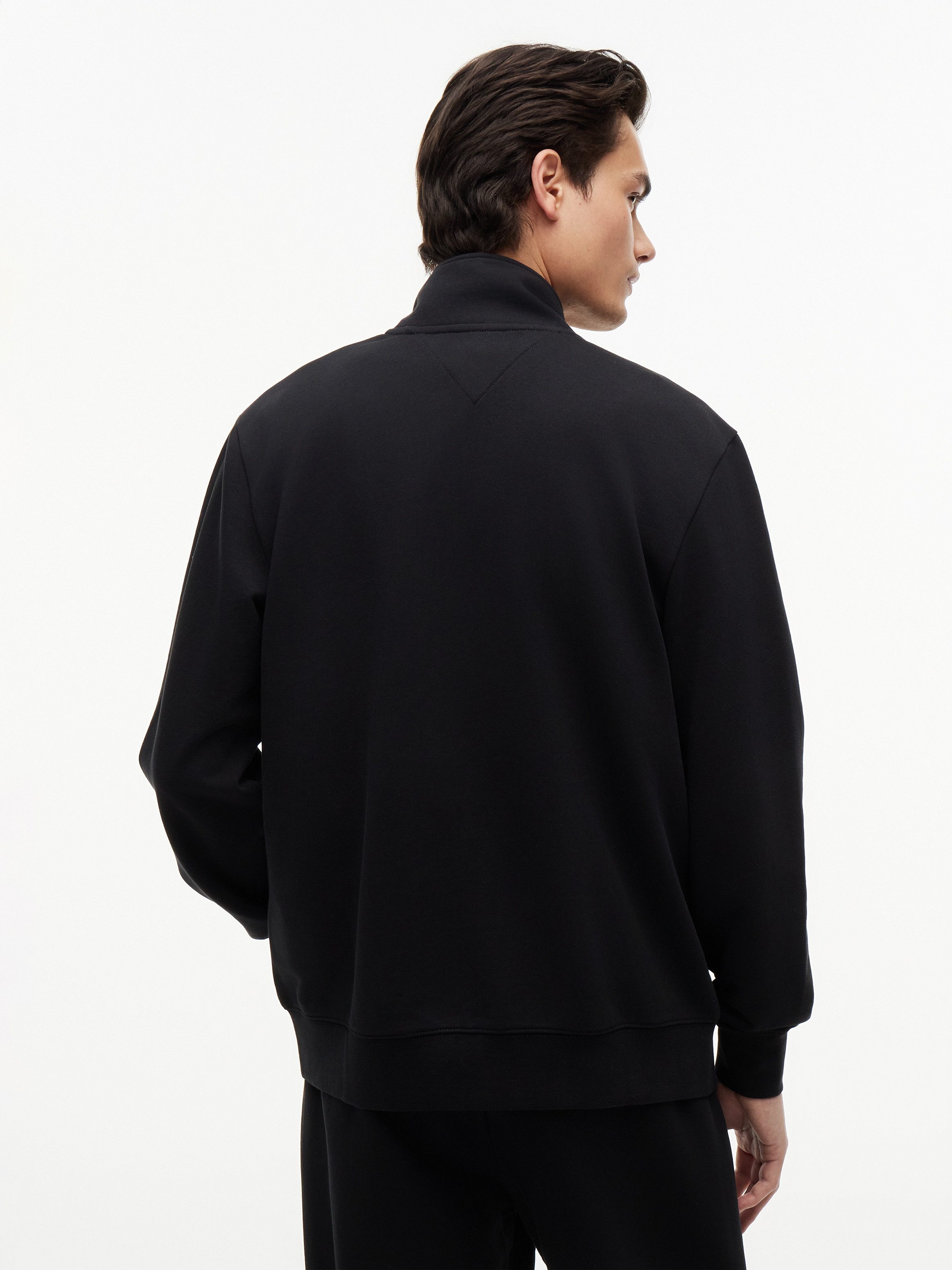 Tommy Hilfiger Sweatjacke SCRIPT STACK FZ STAND COLLAR