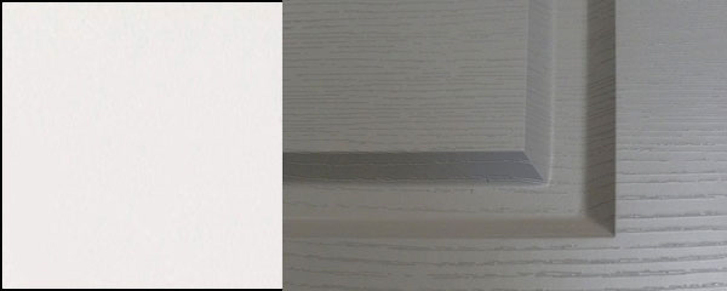 Feldmann-Wohnen Apothekerschrank Elbing (Elbing, 1-St) 15cm Front-, Korpusfarbe & Ausführung wählbar 1-türig 2 Metallkörbe
