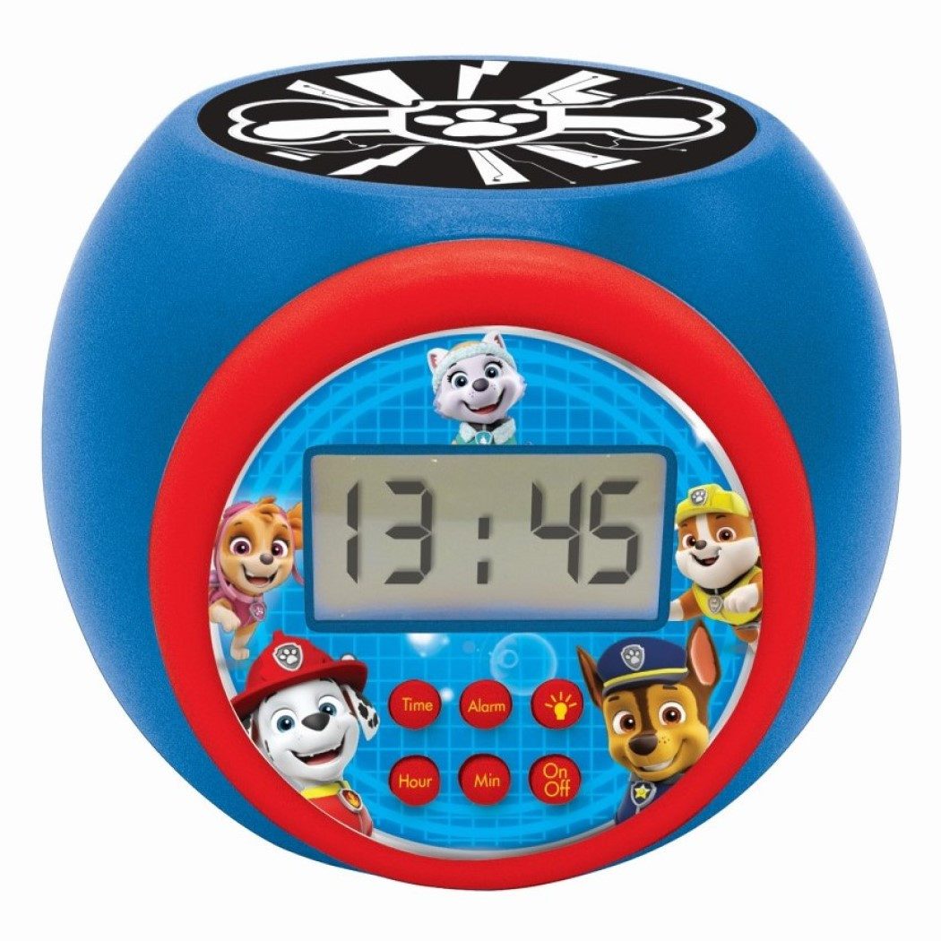 Lexibook® Kinderwecker Paw Patrol Projektions Wecker mit LED Farbwechsel und Timer-Funktion