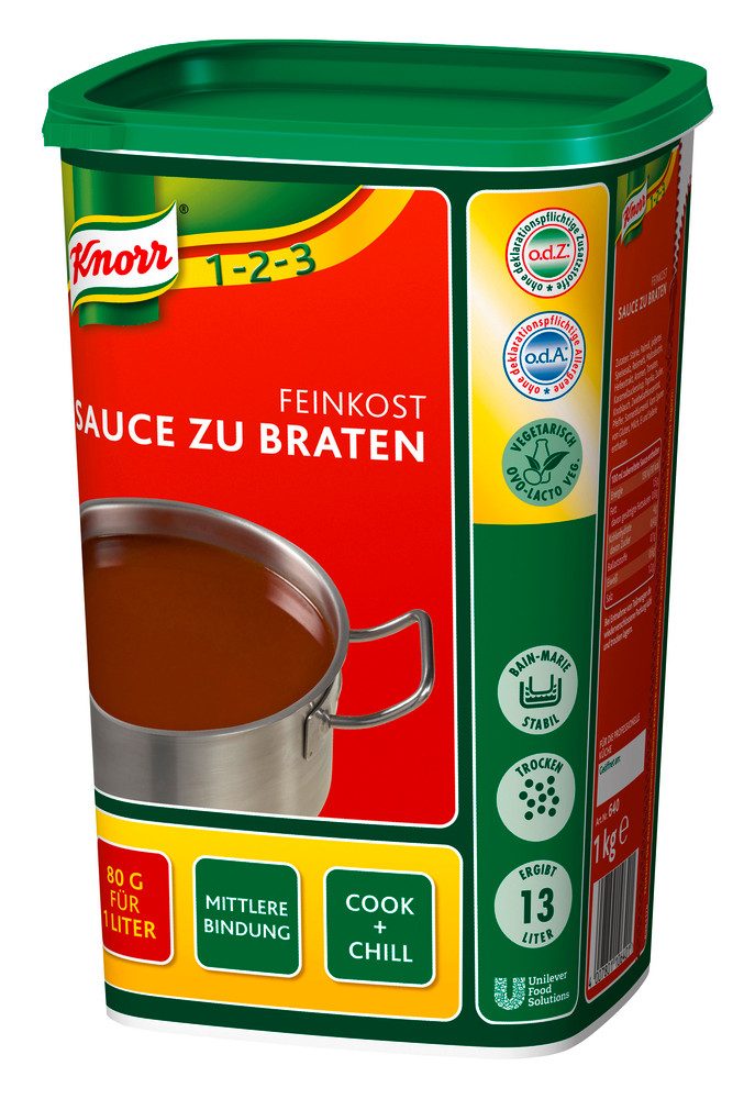 Knorr Saucen, Knorr Feinkostsauce servierfertig fein abgestimmt zu Braten 1000g