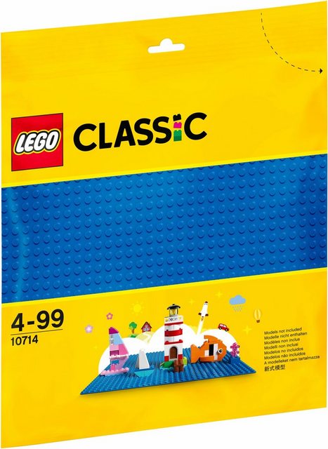 Image of LEGO® Konstruktionsspielsteine »Blaue Bauplatte (10714), LEGO® Classic«, (1 St)
