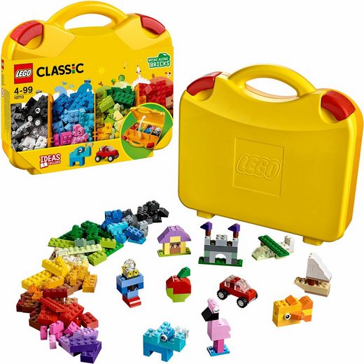 LEGO® Konstruktionsspielsteine »Starterkoffer - Farben sortieren (10713), LEGO® Classic«, (213 St), Made in Europe