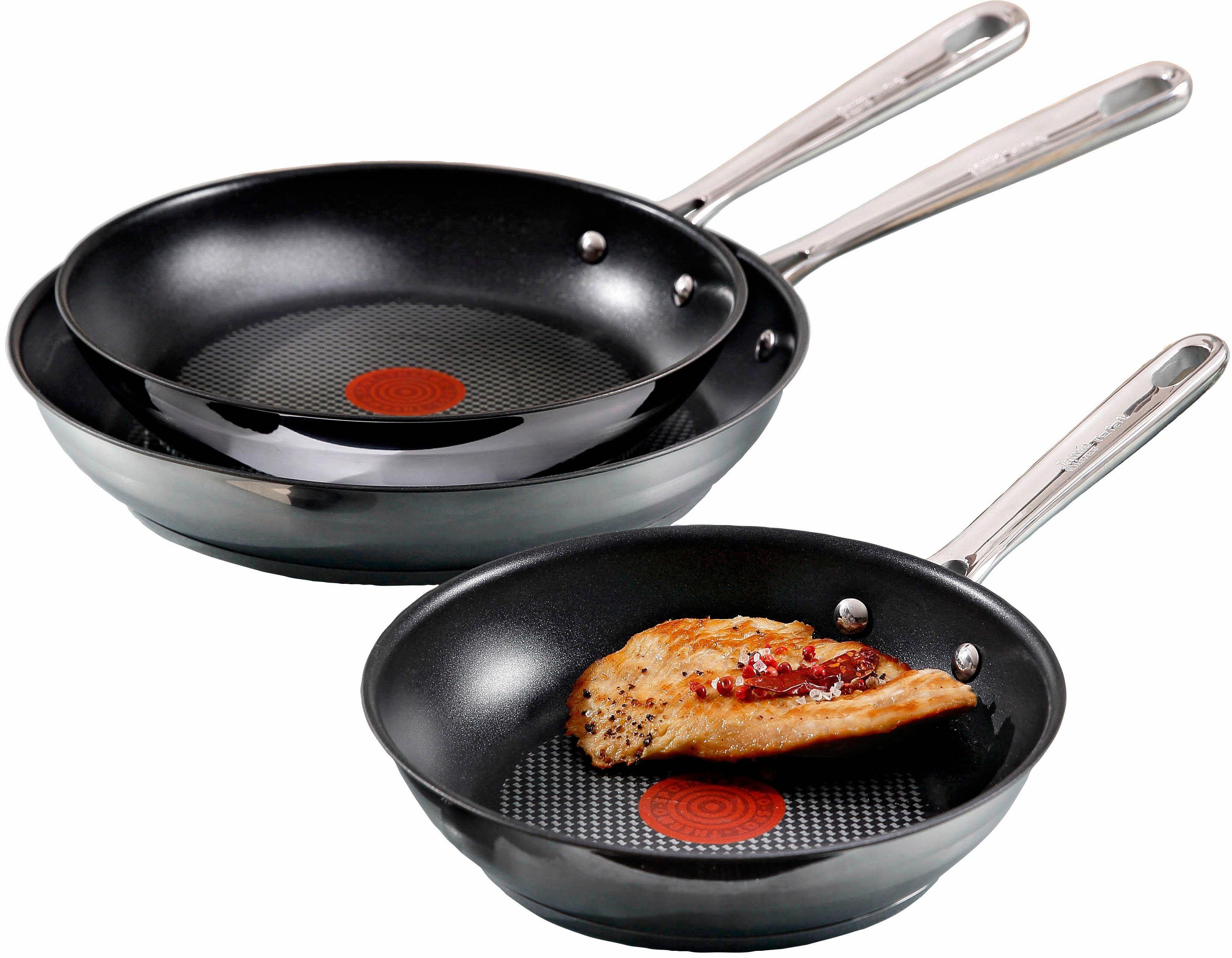 Tefal PfannenSet »by Jamie Oliver«, Edelstahl OTTO