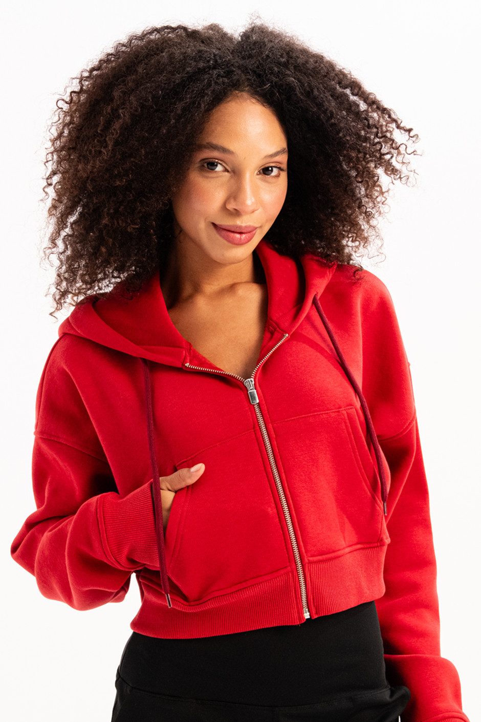 JUSTEVER Kapuzenpullover Crop Hoodie Damen-Sweatshirt günstig online kaufen