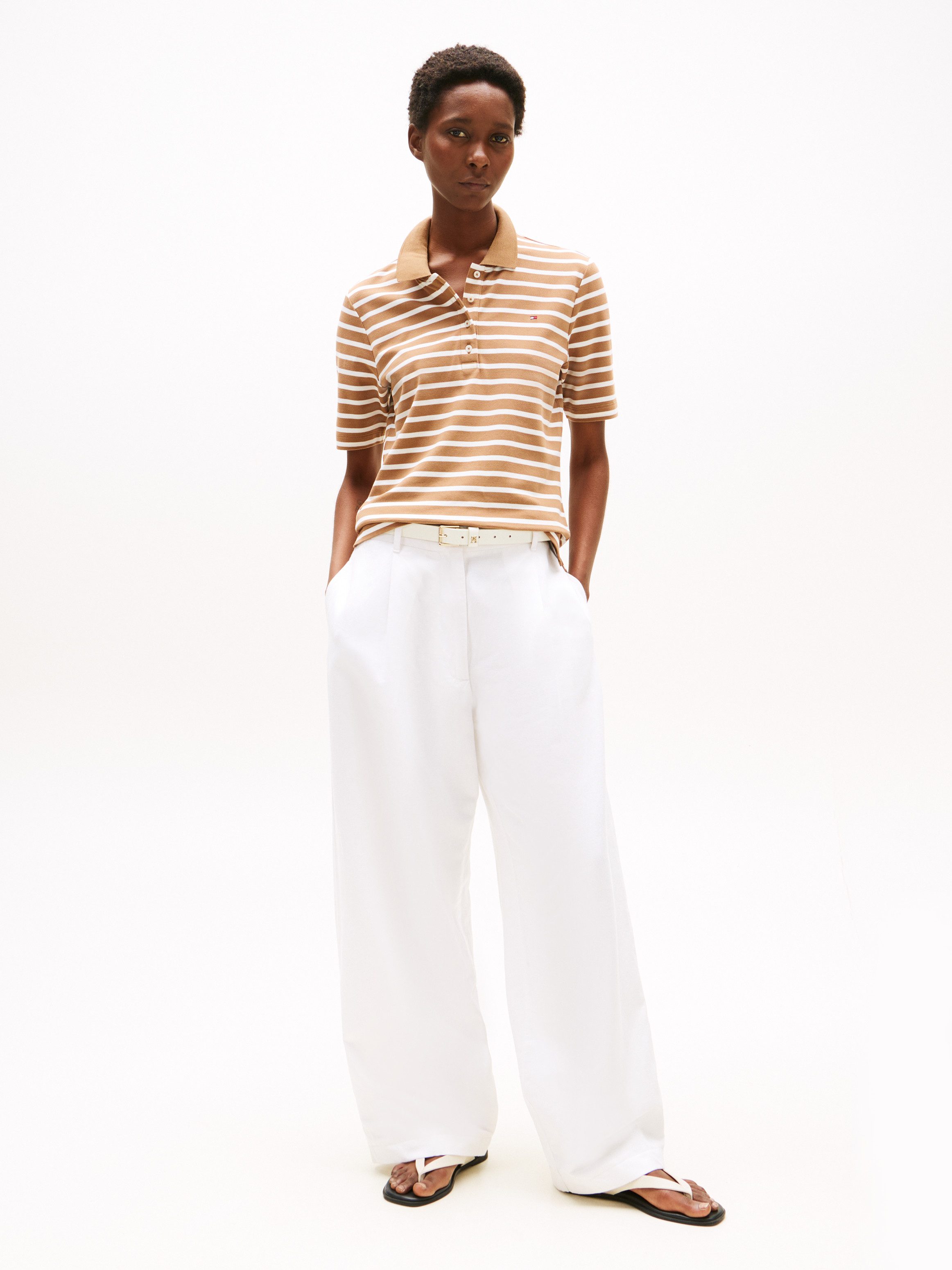 Tommy Hilfiger Poloshirt Regular Fit Pique Premium Polo Baumwollmischung, r günstig online kaufen