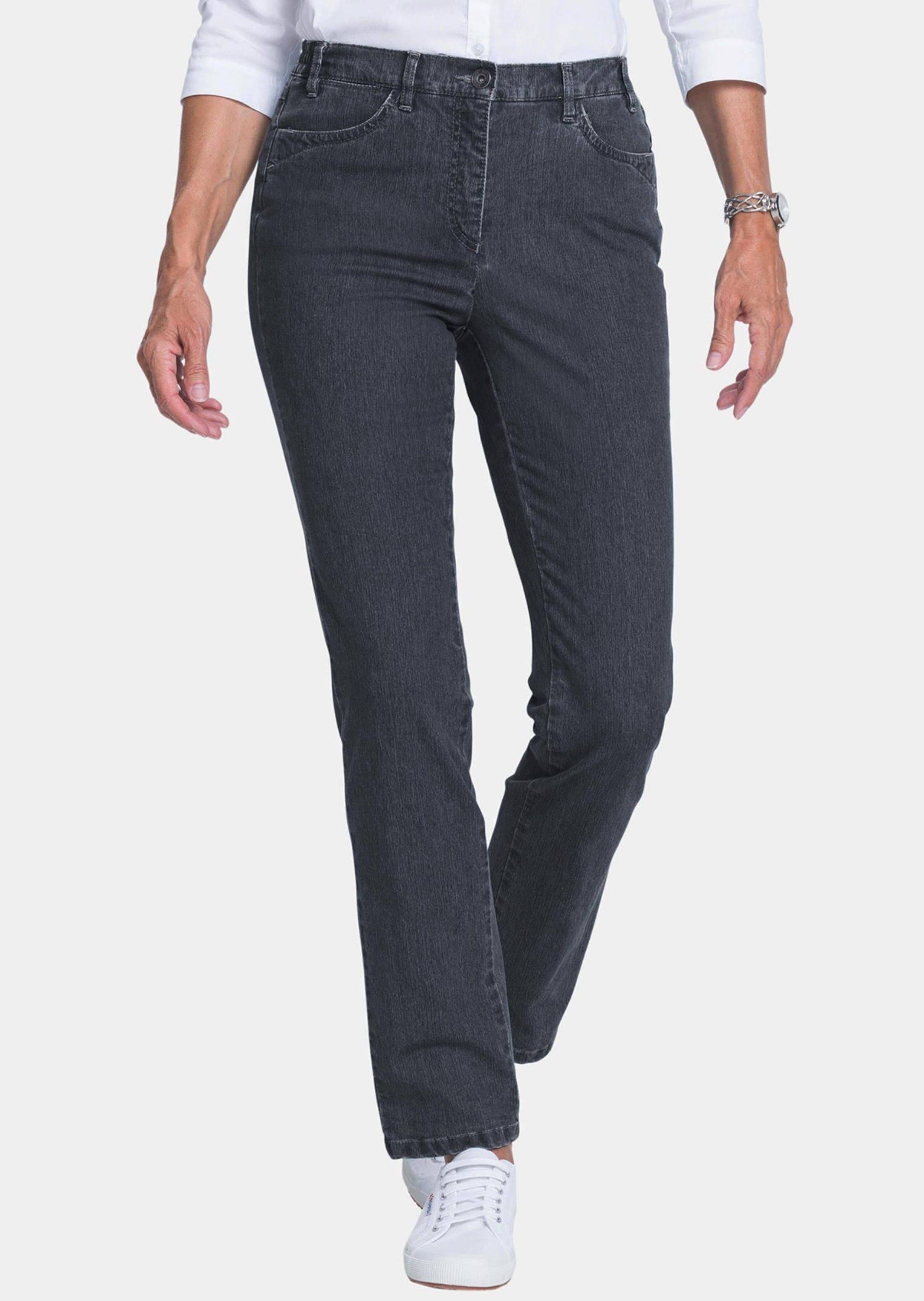 GOLDNER Bequeme Jeans Edel geschmückte Jeanshose ANNA