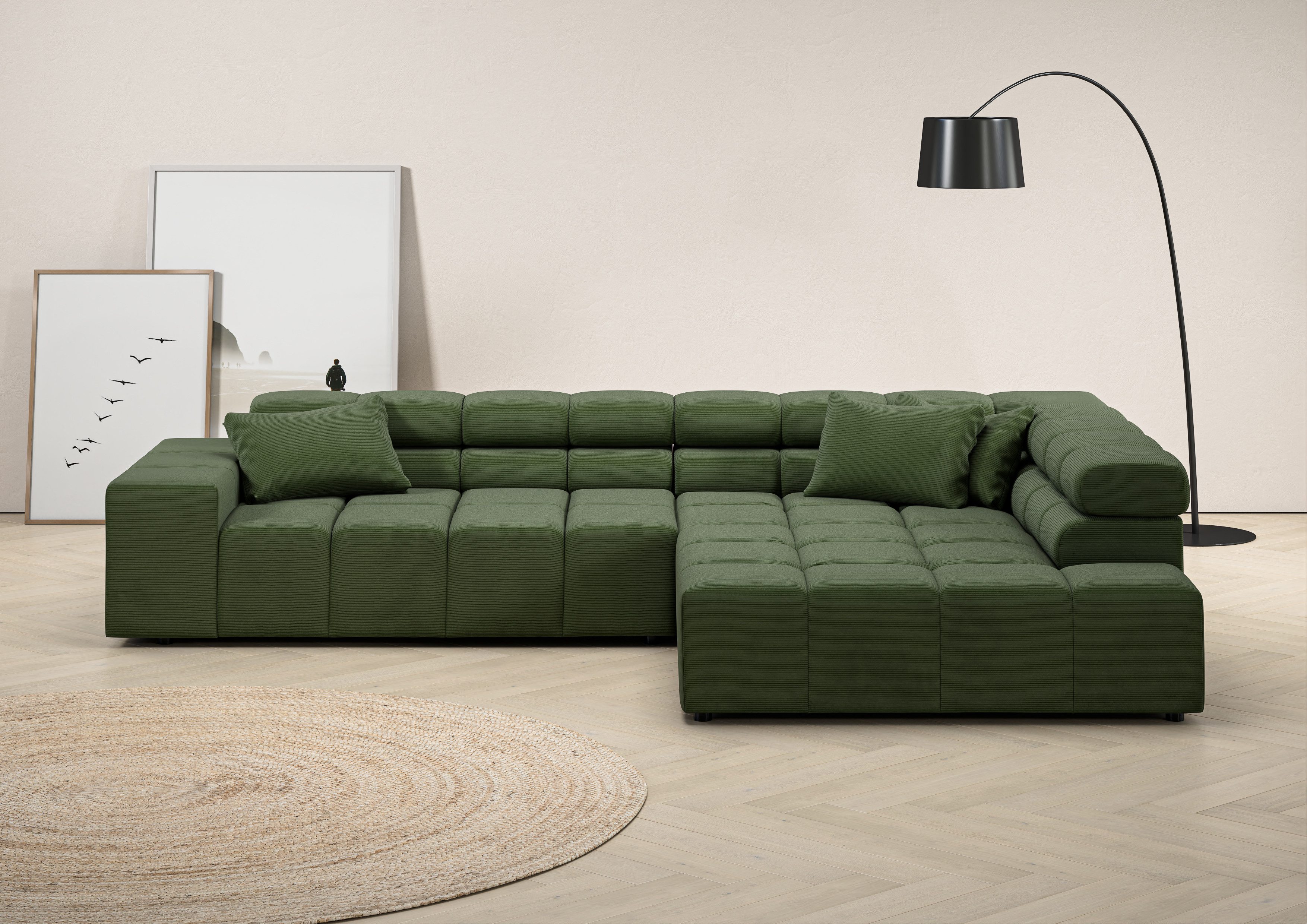 INOSIGN Ecksofa "Ancona incl. Kopfteilverstellung, OTTOs Choice, Breite 319 günstig online kaufen