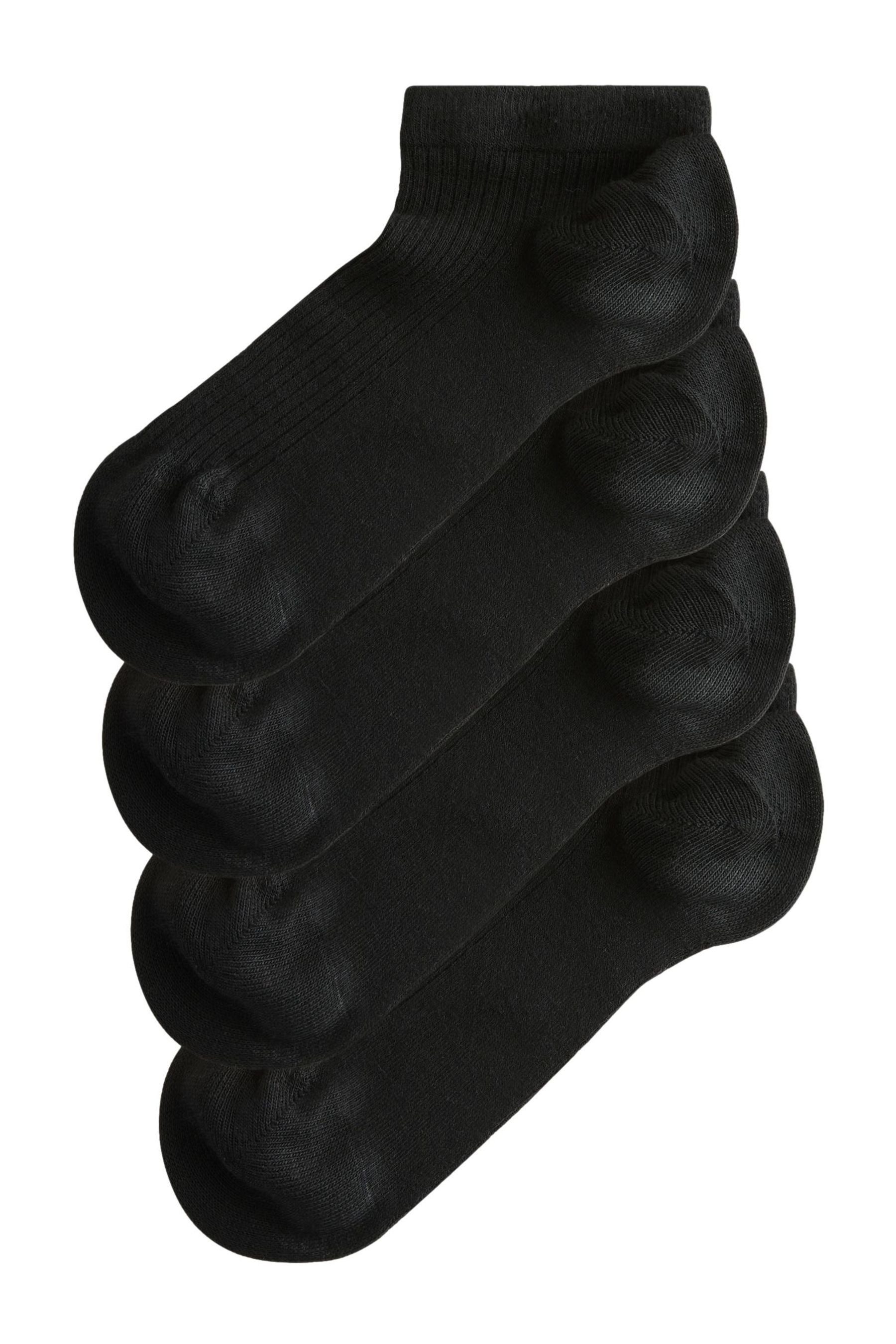 Basicsocken Superweiche, gerippte Sneakersocken, 4er-Pack