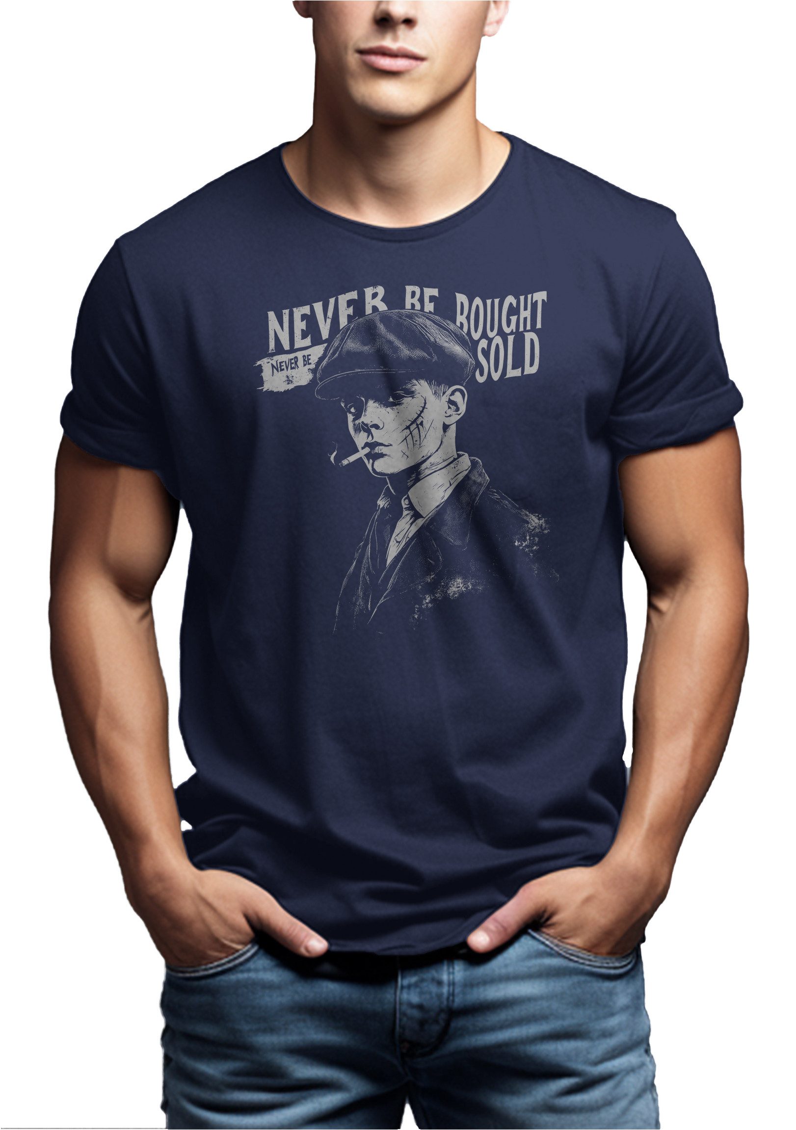 MAKAYA T-Shirt Herren Kurzarm mit Druck günstig online kaufen