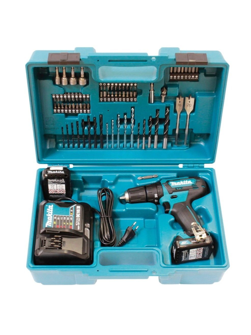 Makita Akku-Bohrschrauber Akku-Schlagbohrschrauber HP333DSAX1 12 Volt, günstig online kaufen