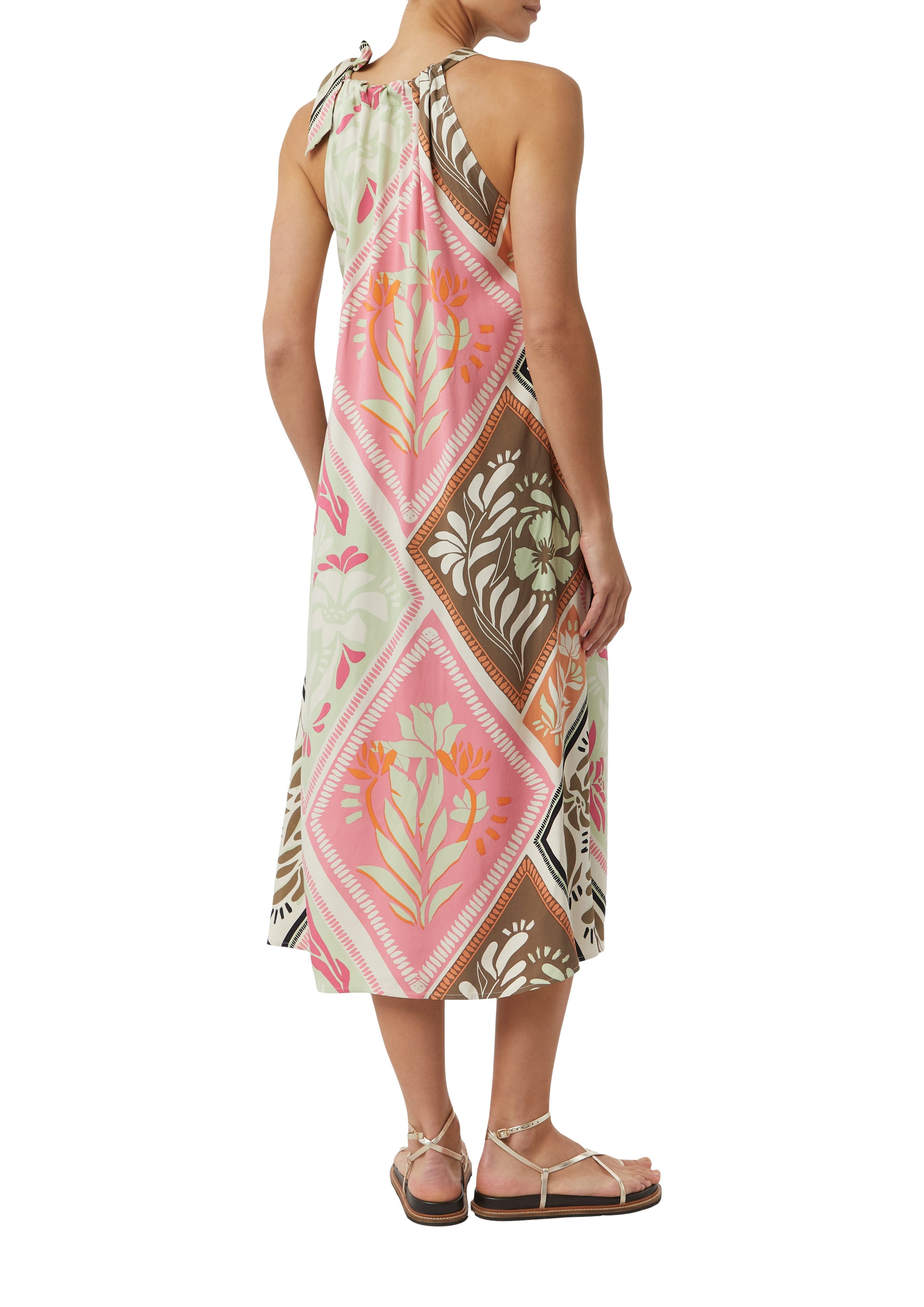 comma Trägerkleid mit floralem Muster günstig online kaufen