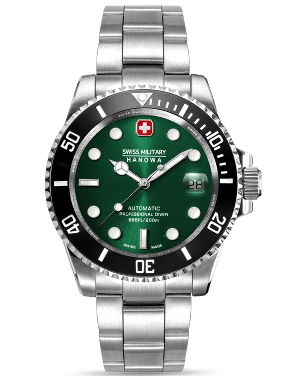 Automatikuhr Swiss Military Hanowa SMWGL0006302 Herrenuhr Sealord Automatik 41mm 20 Swiss Military Hanowa SMWGL0006302 Herrenuhr Sealord Automatik 41mm 20ATM