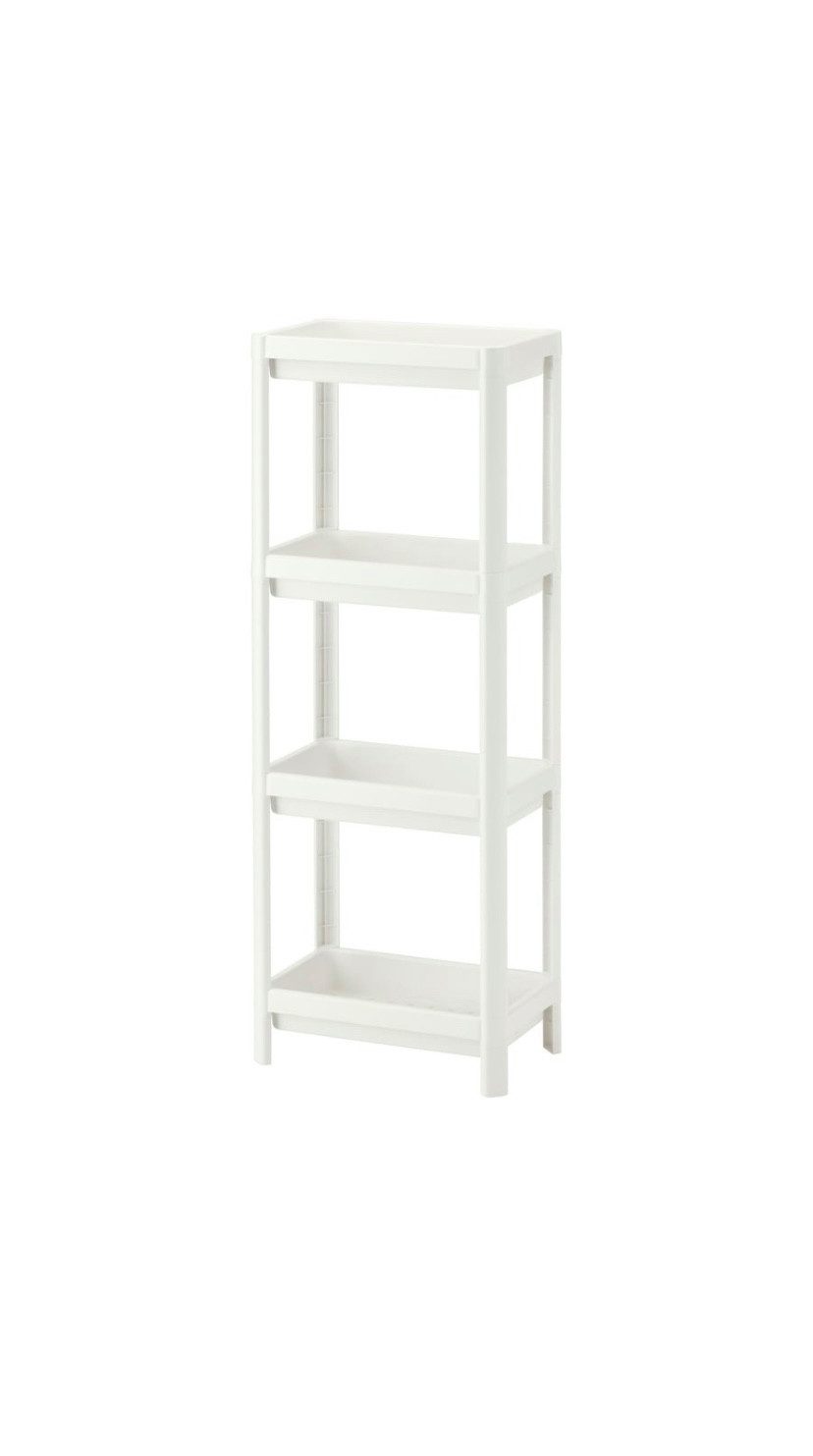 IKEA Steckregal IKEA VESKEN Steckregal/Aufbewahrung mit Vier Böden, 36x23x101 cm