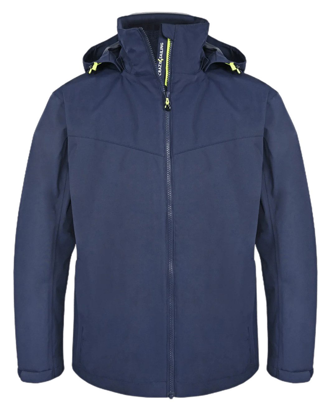 crazy4sailing Regenjacke Unisex Texel Segeljacke Marineblau L