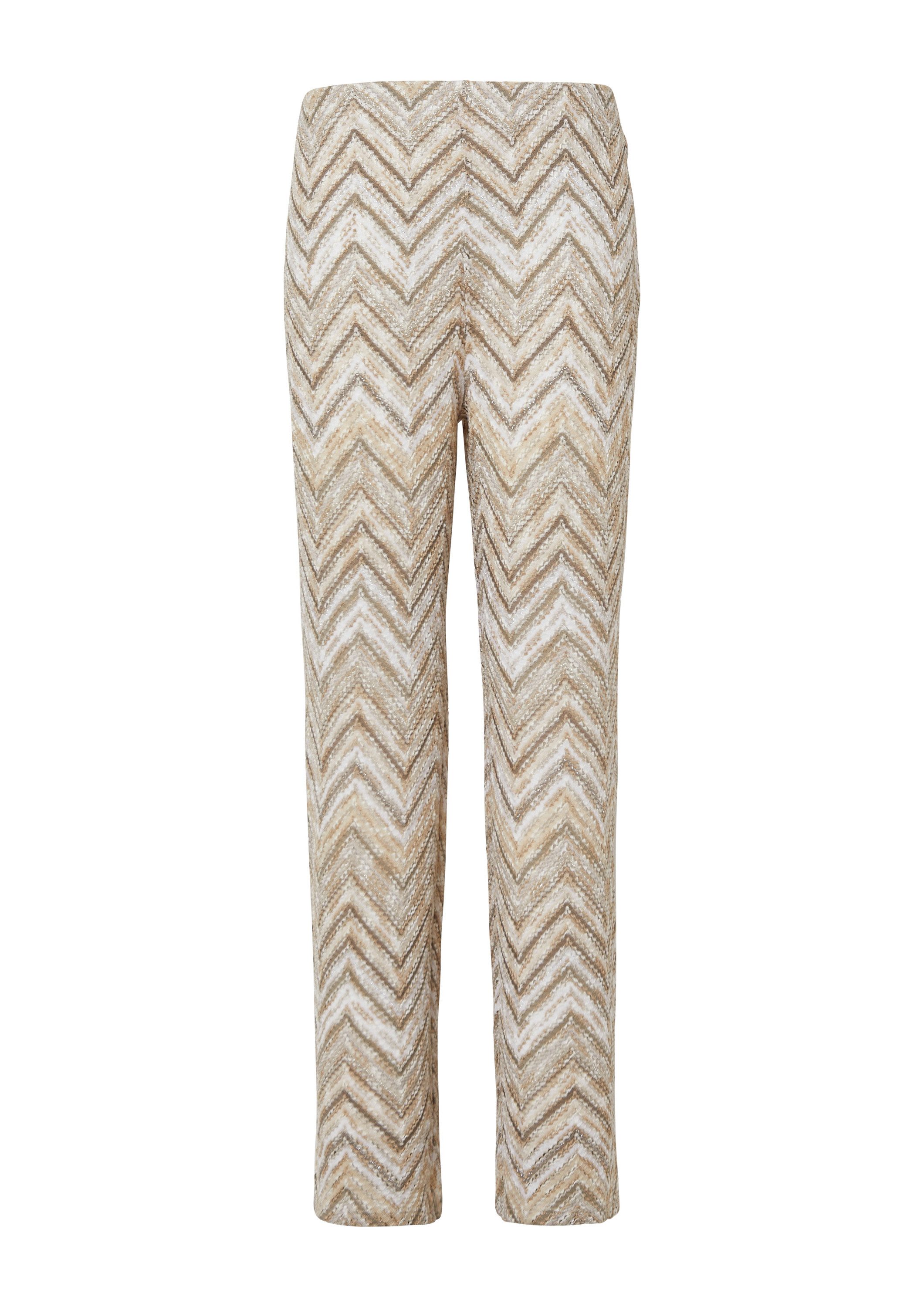 s.Oliver Chinos Hose Wide-Leg-Hose aus Strickjersey mit Futtershorts und El günstig online kaufen