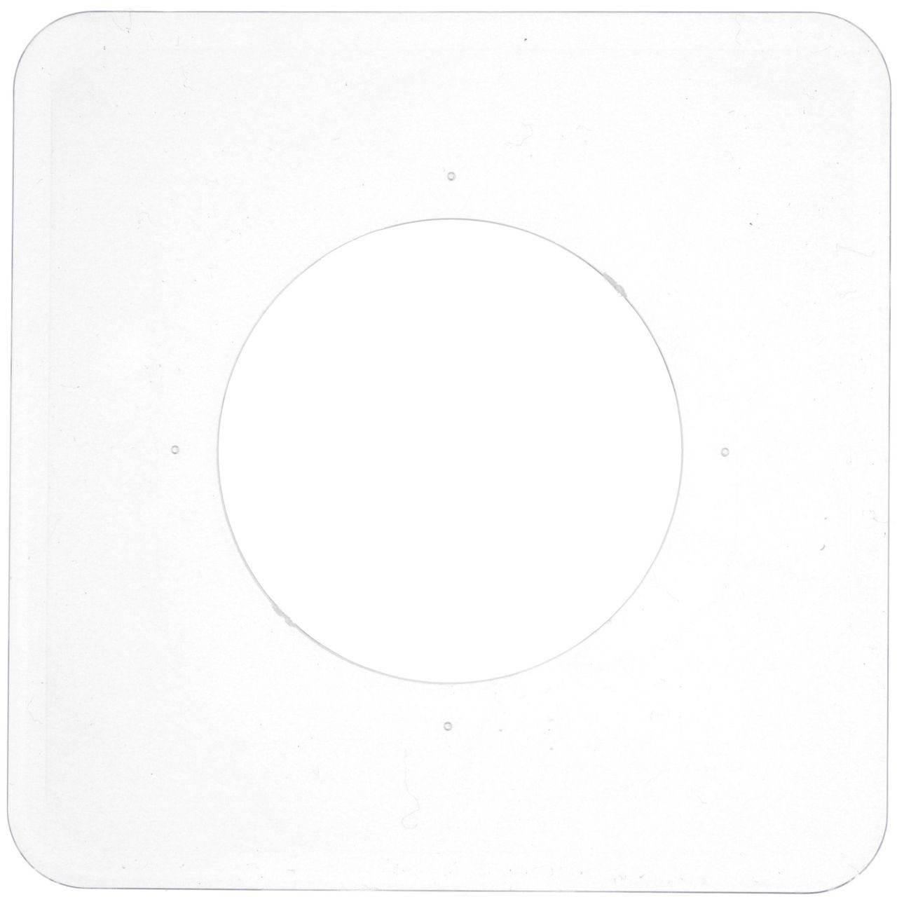 UNITEC Abdeckrahmen Tapetenschoner 1-fach transparent 2x, PP – Bild 3 von 5