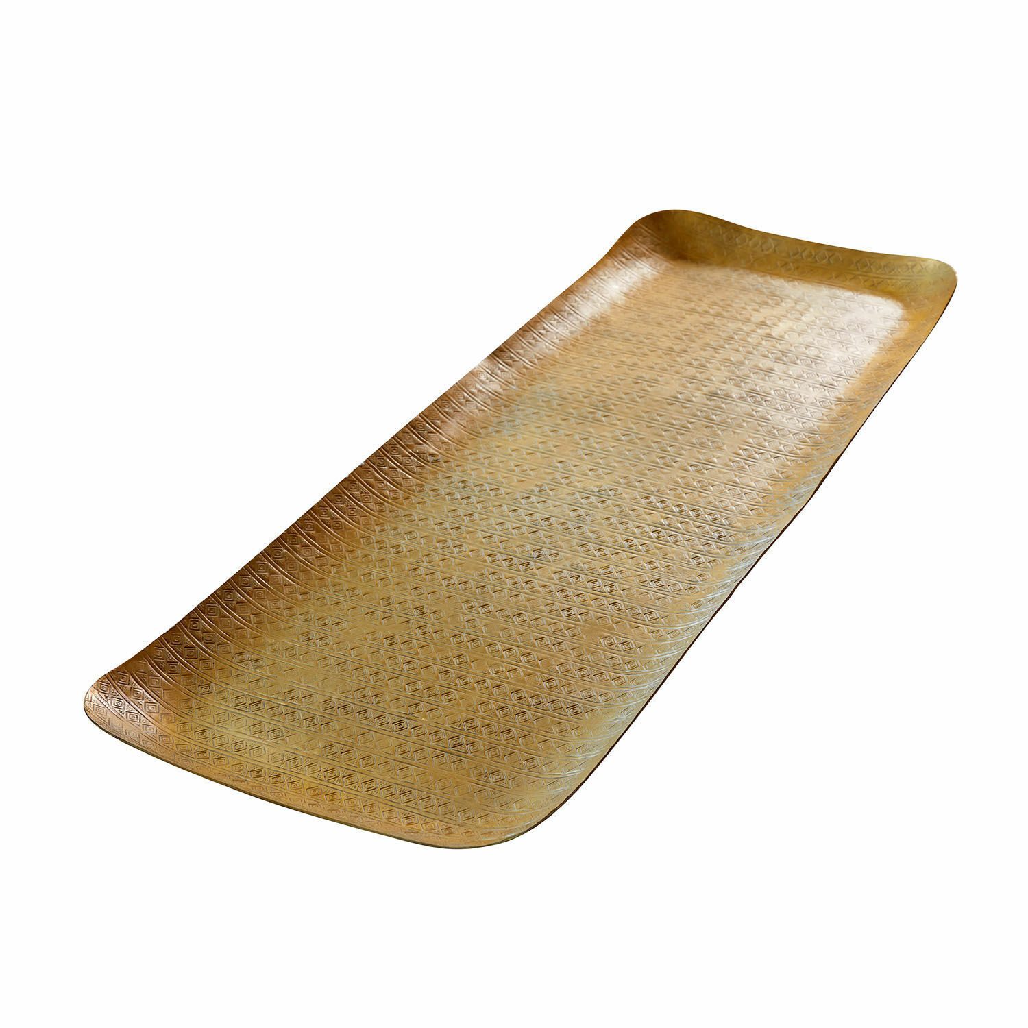 Mirabeau Tablett Tablett Élodine antikgold, Aluminiumguss