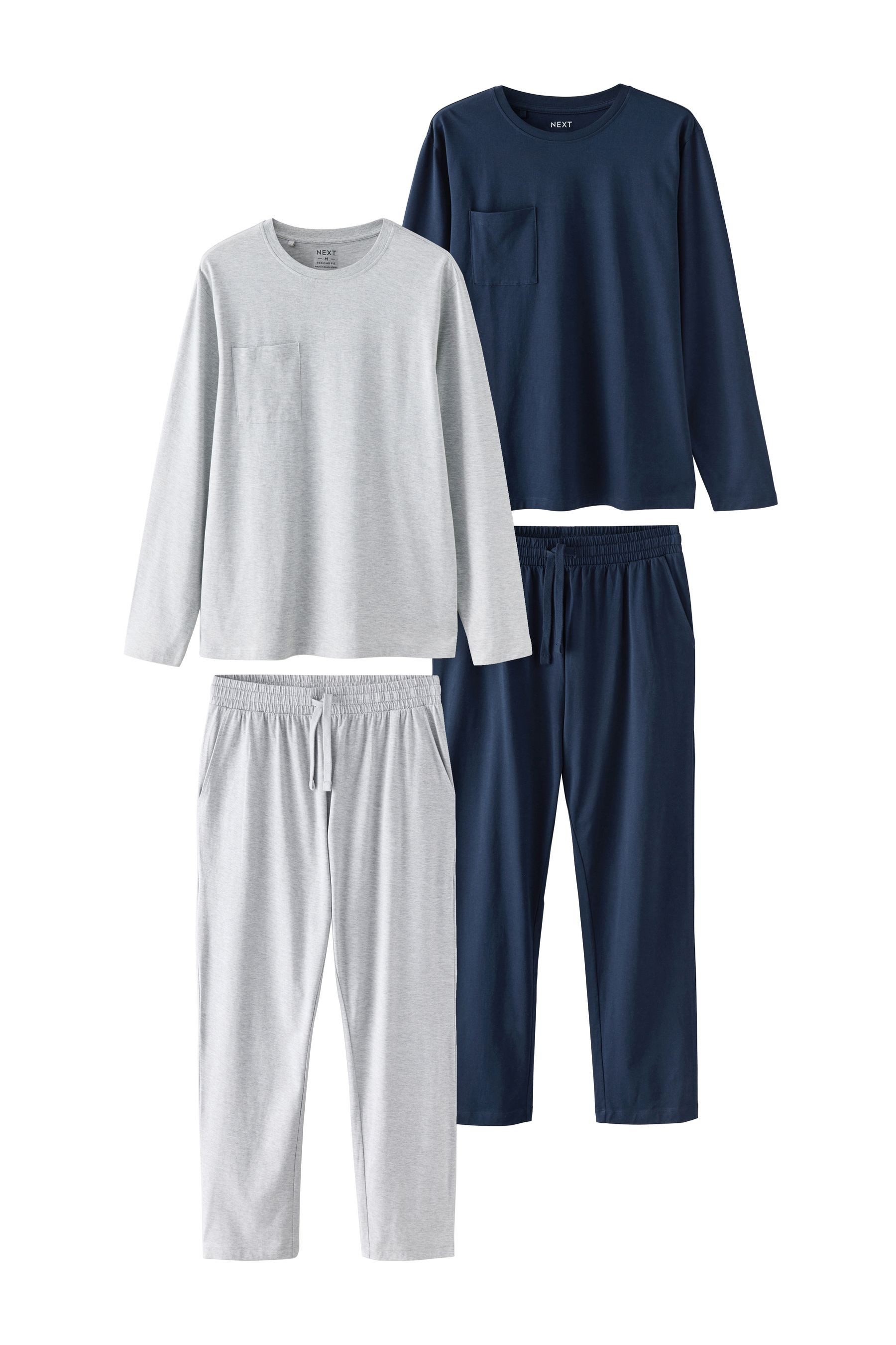 Pyjama Langärmeliger Jersey-Schlafanzug