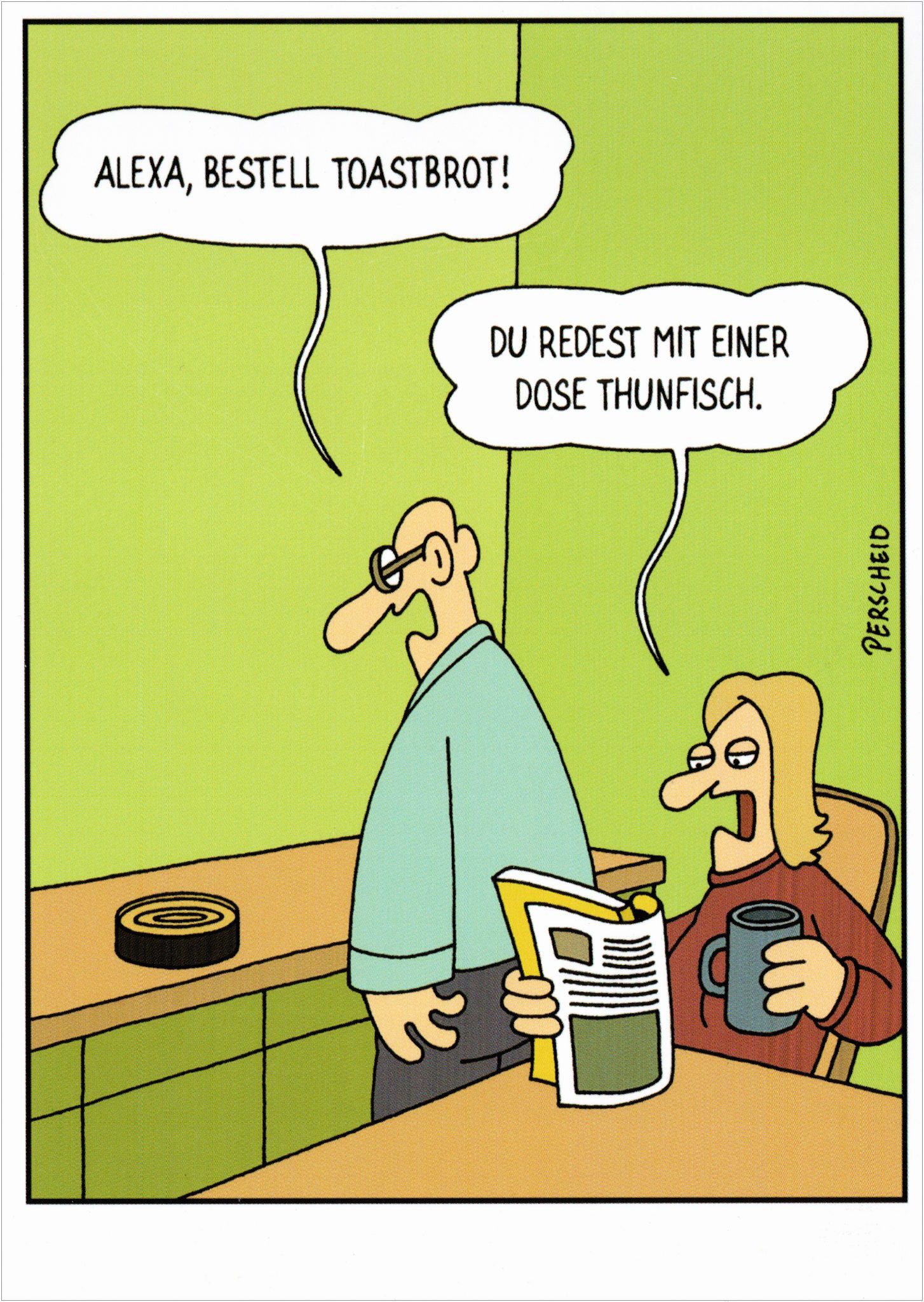 postkarten-universum.de Postkarte Cartoon-Postkarten-Komplettset Martin Perscheid
