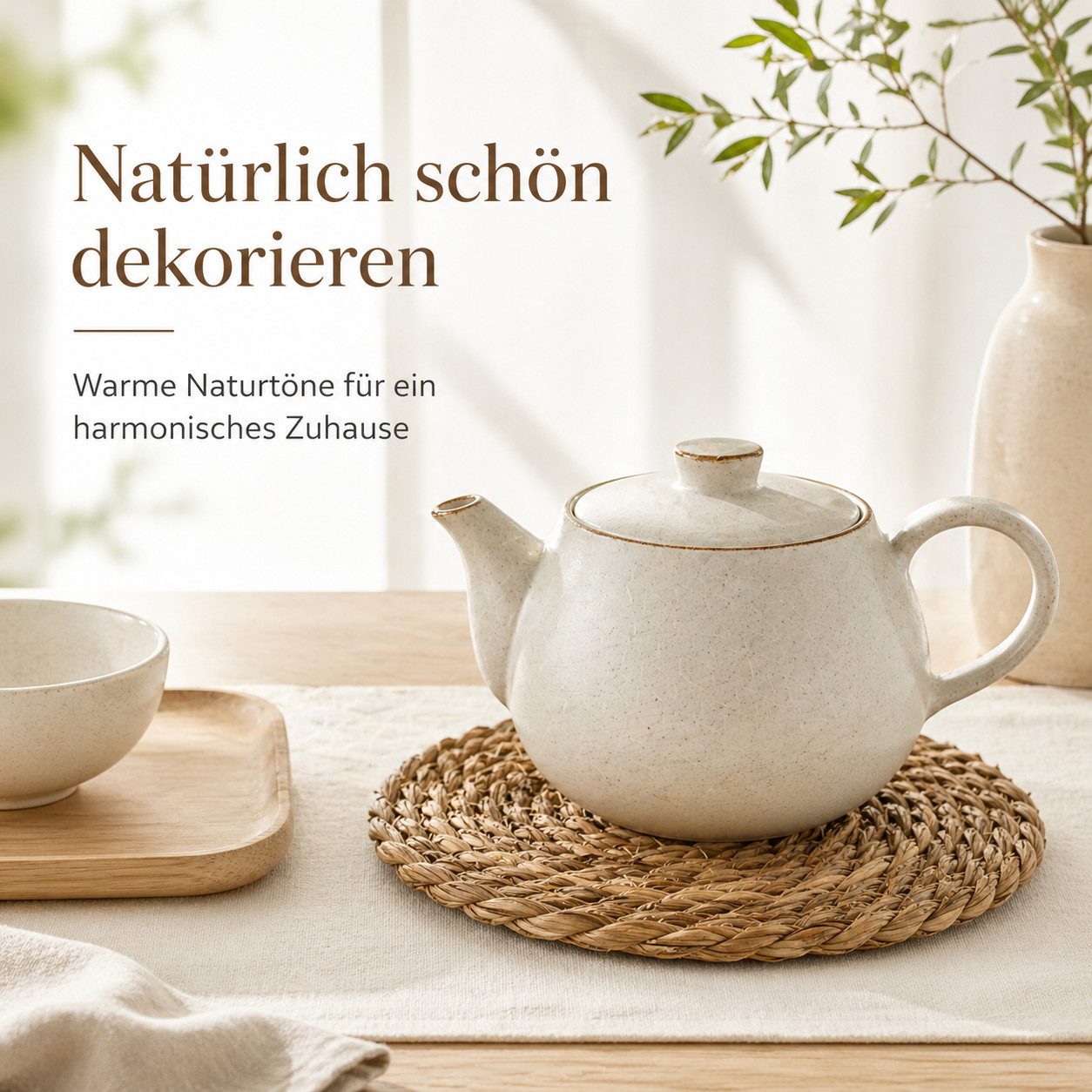 Gehlmann Platzset Tischset aus Naturbast Rund - Ø 26 cm
