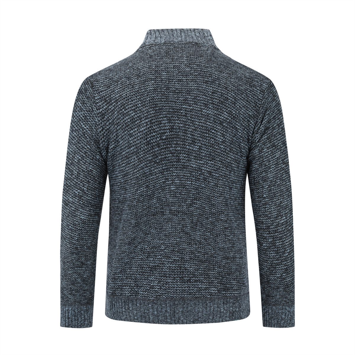 Allthemen Strickjacke Herren Patchwork-Design Cardigan mit Reißverschluss