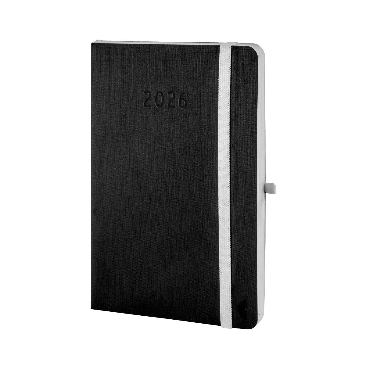CHRONOPLAN Buchkalender Buchkalender Chronobook Softcover Black Edition Mini 1 Woche/2 Seiten