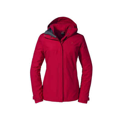 Schöffel Outdoorjacke rot regular (1-St)